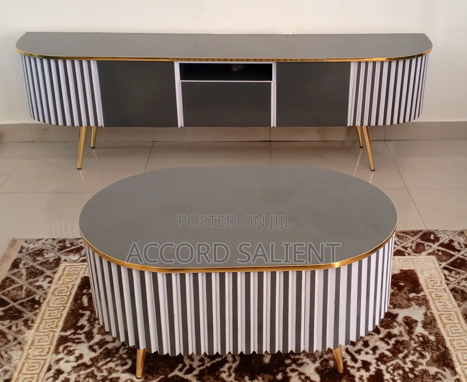 Set of Tv Console and Center Table