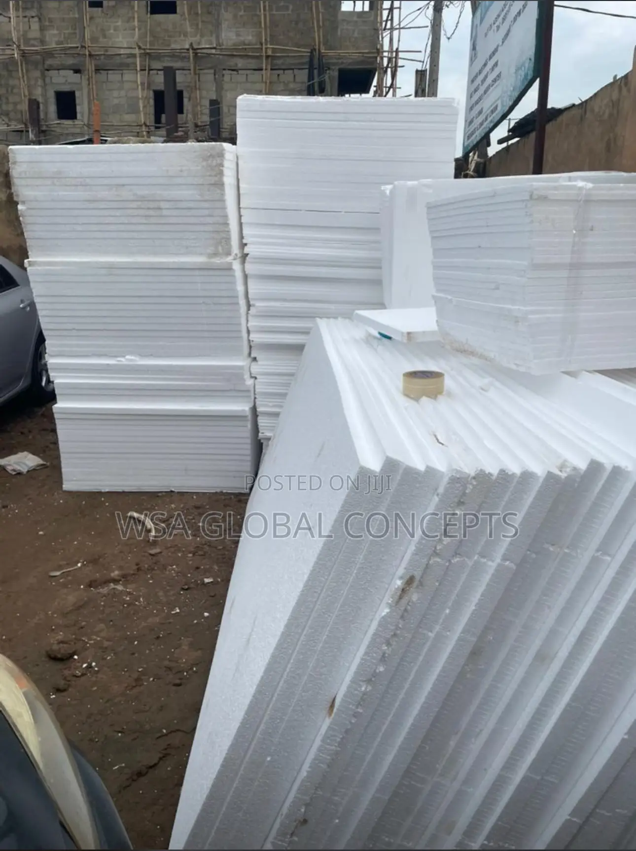 25mm Thickness 2feet by 4feet Polystyrene Sheet Board