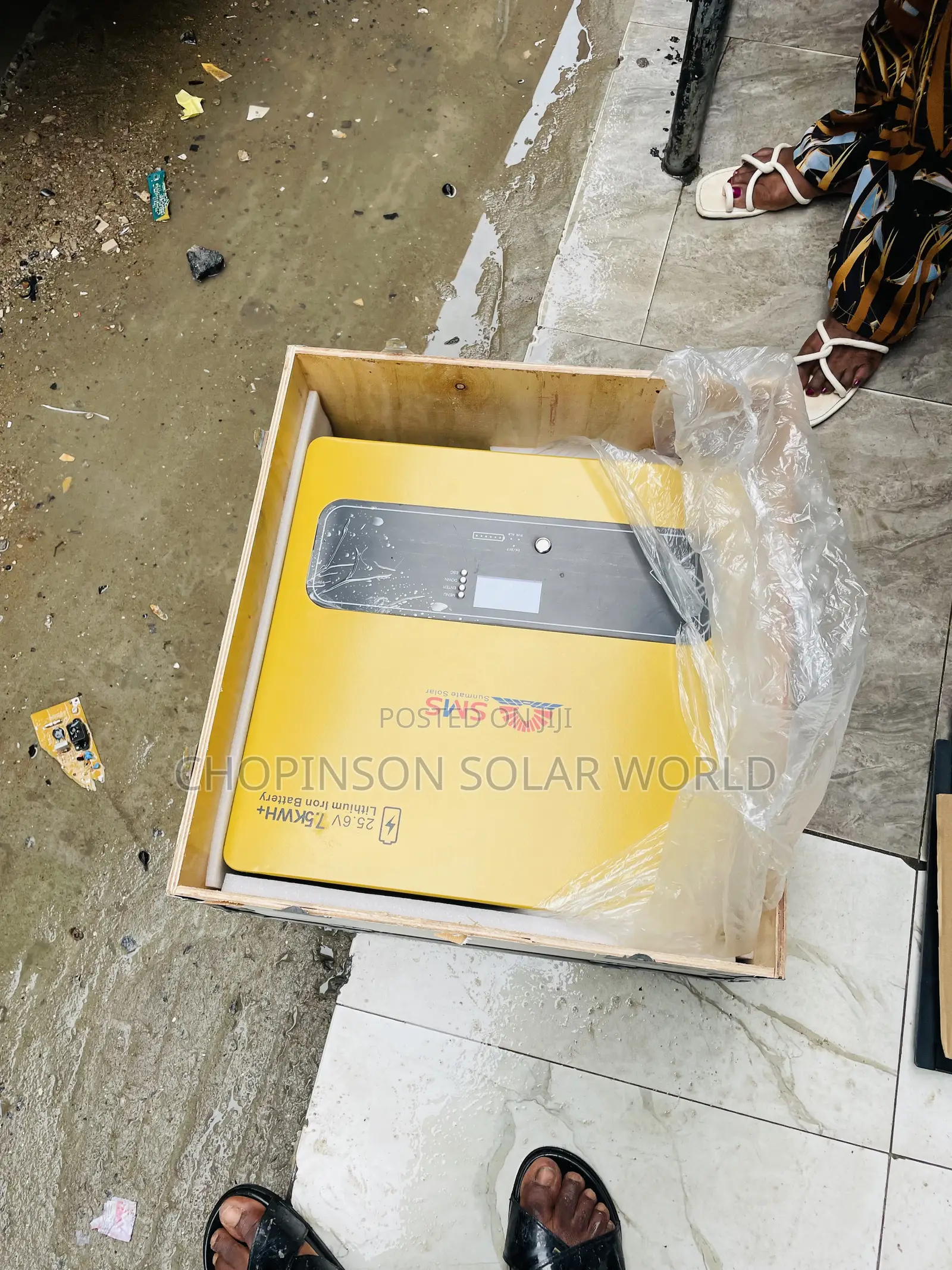 Solar Energy SMS Lithium Iron Battery 7.5kwh/24v