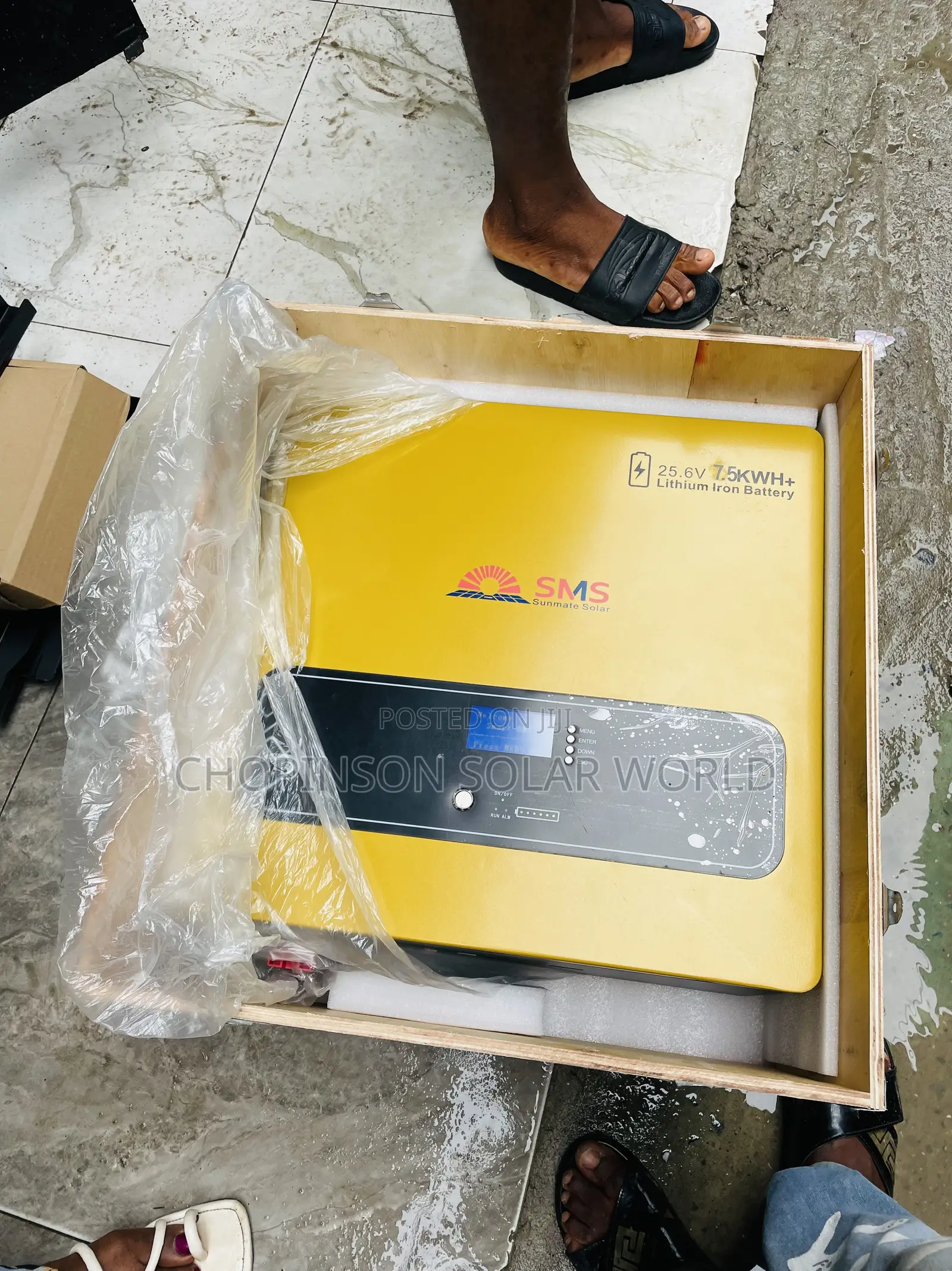 Solar Energy SMS Lithium Iron Battery 7.5kwh/24v
