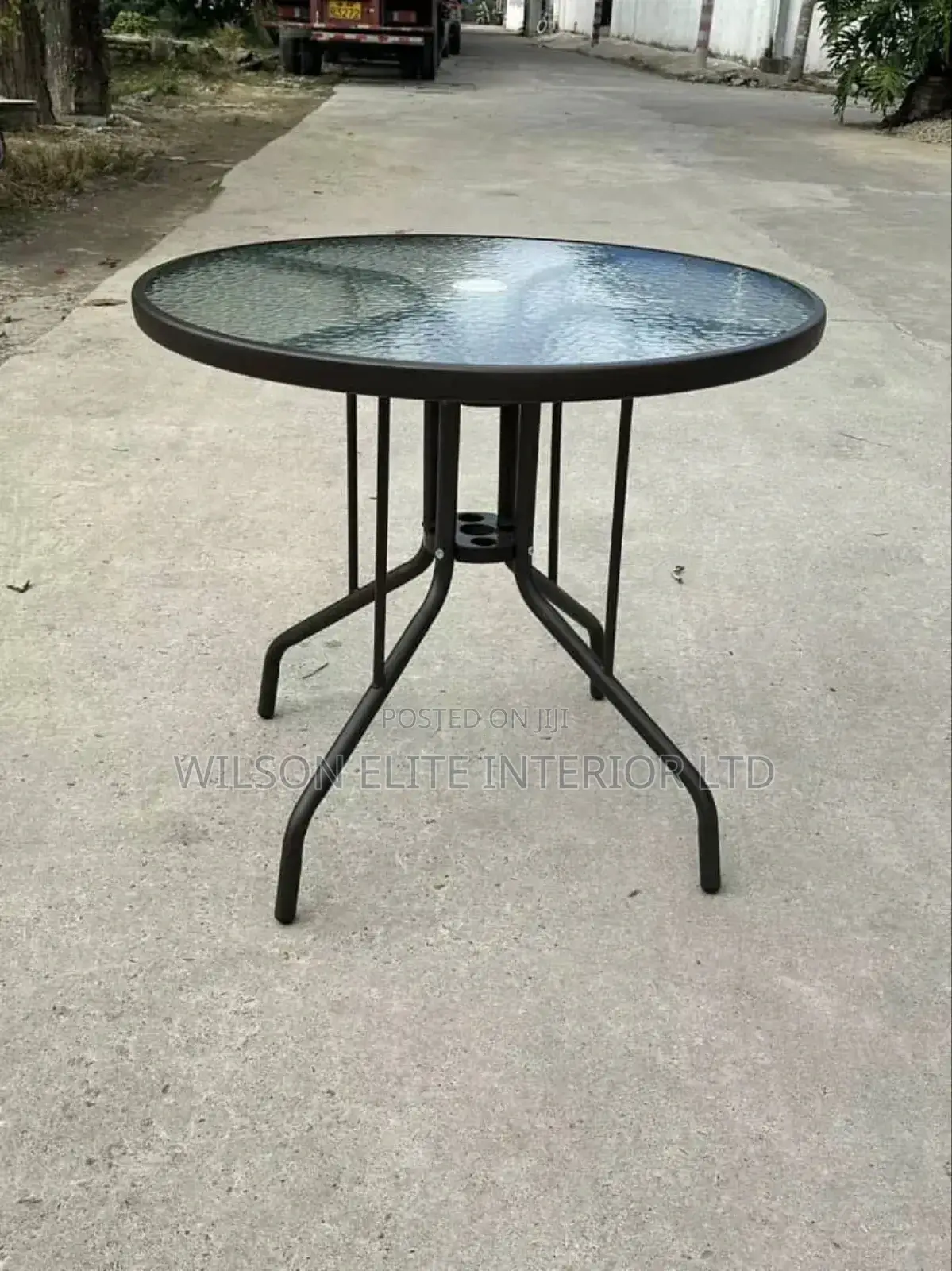 Outdoor Glass Table