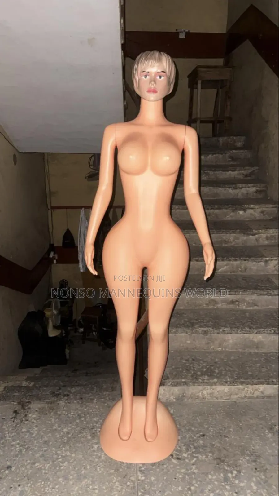 Complete Plastic Female Adama Mannequin With Detachable Head