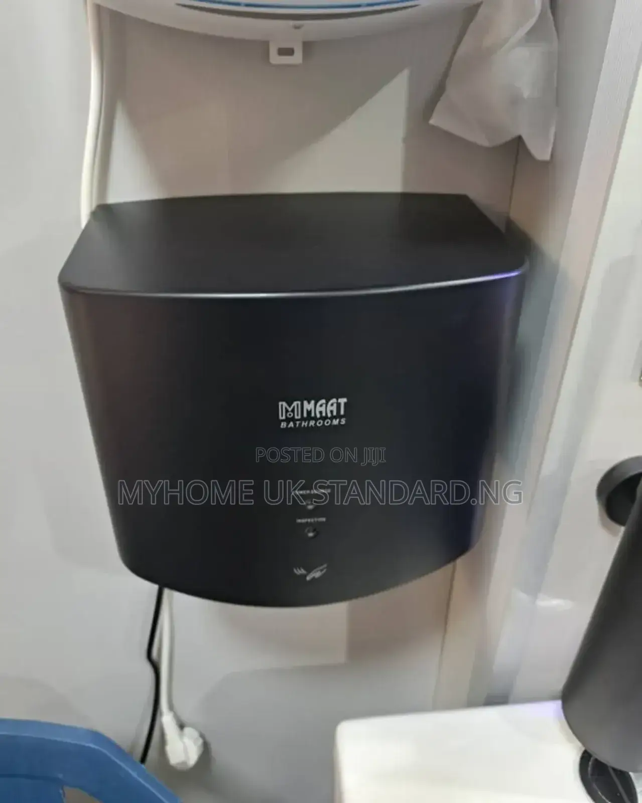 Big Quality Mmat Black Hand Dryer