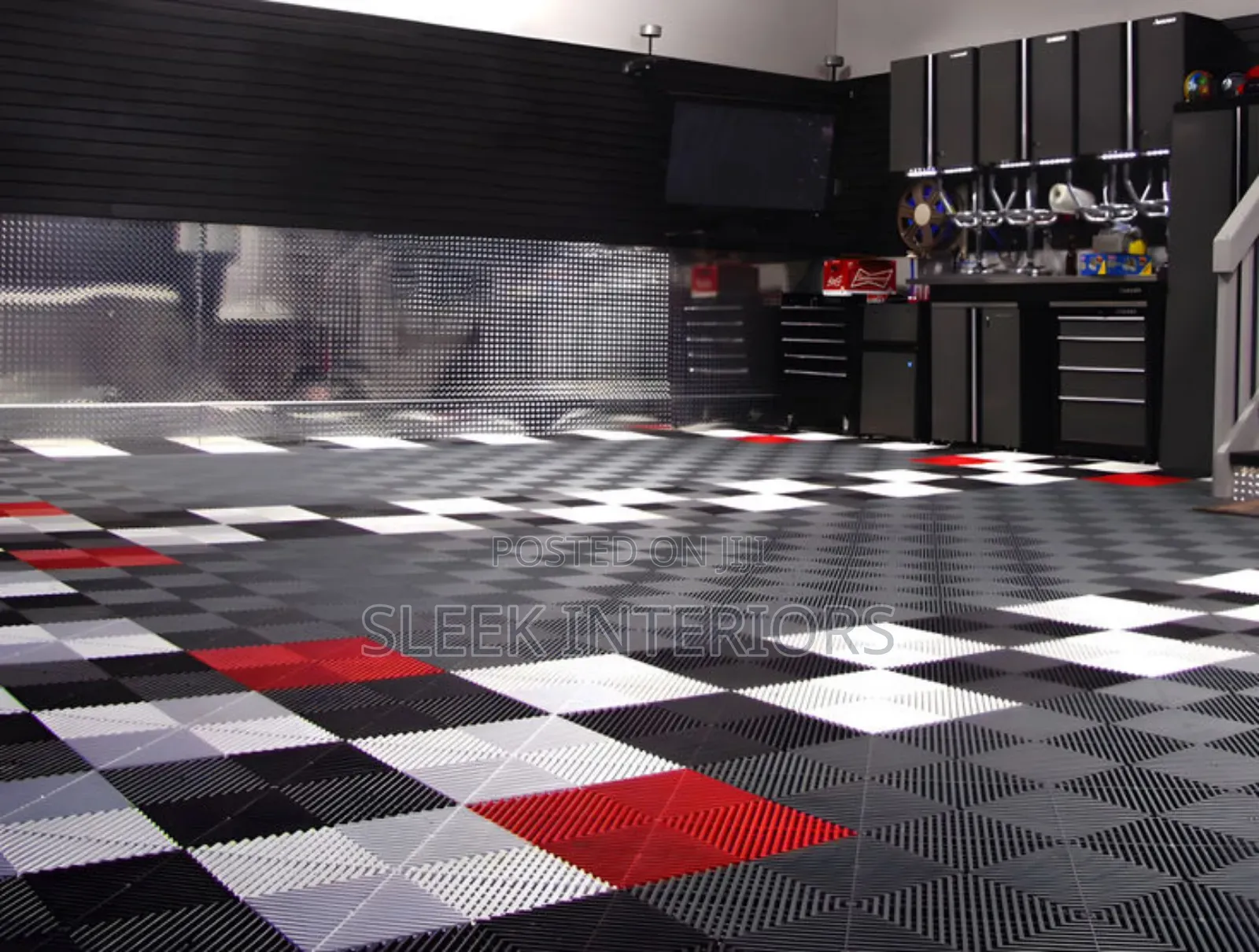 Interlock Compound And Garage Floor Tiles