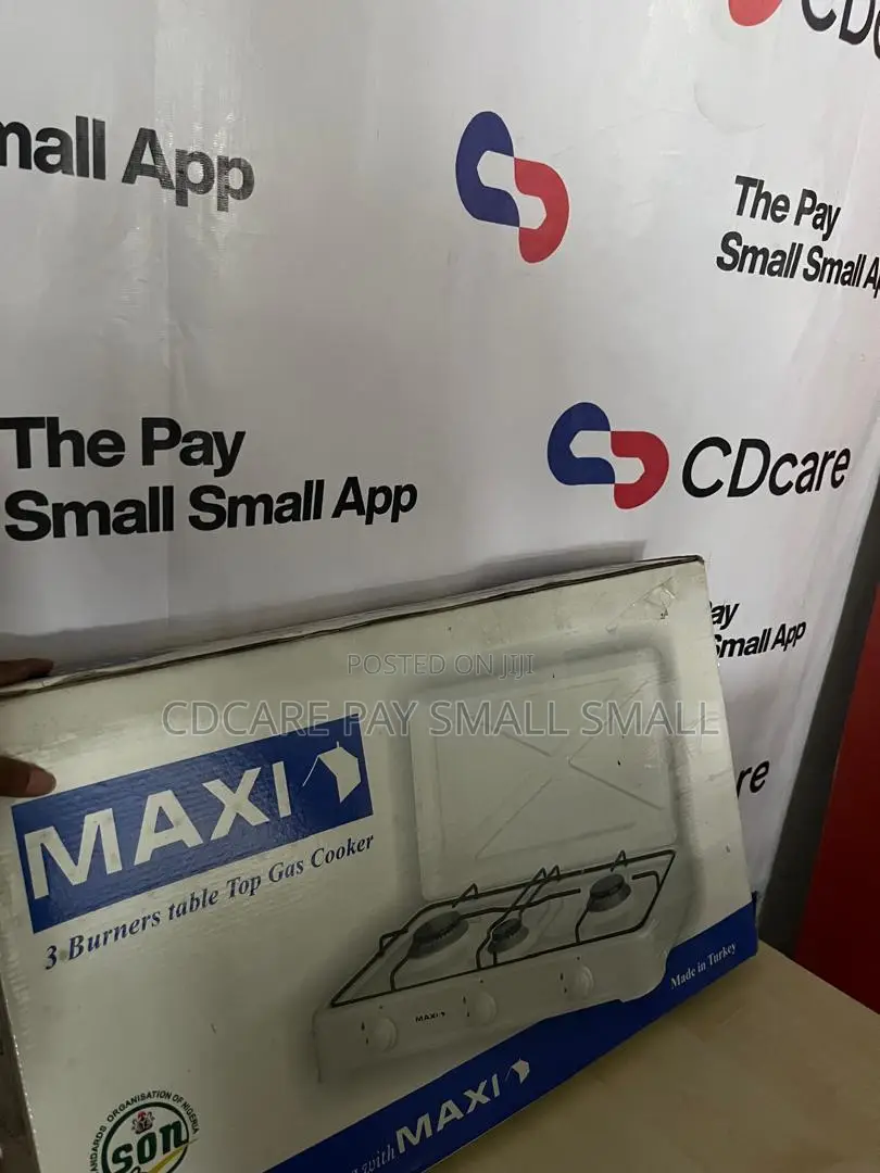 Pay Small Small Maxi Table Top Gas Cooker on Cdcare.App