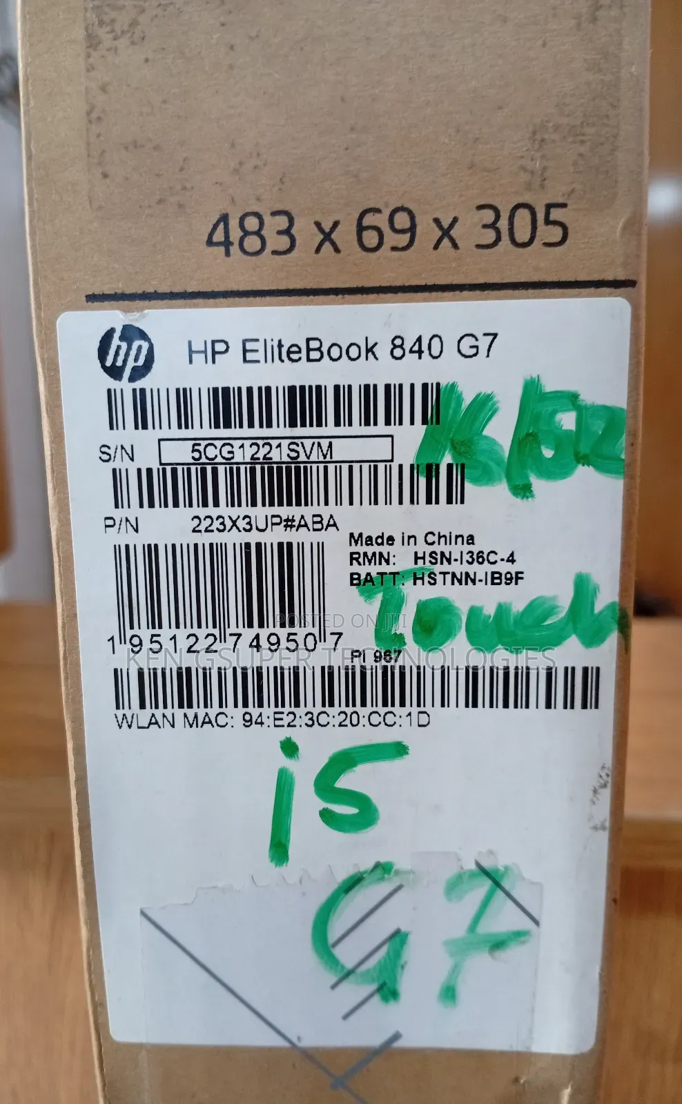 New Laptop HP EliteBook 840 G7 16GB Intel Core I5 SSD 512GB