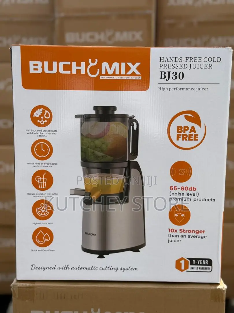Buchymix Auto Self Feeding Cold Press Batch Juicer (Bj30)