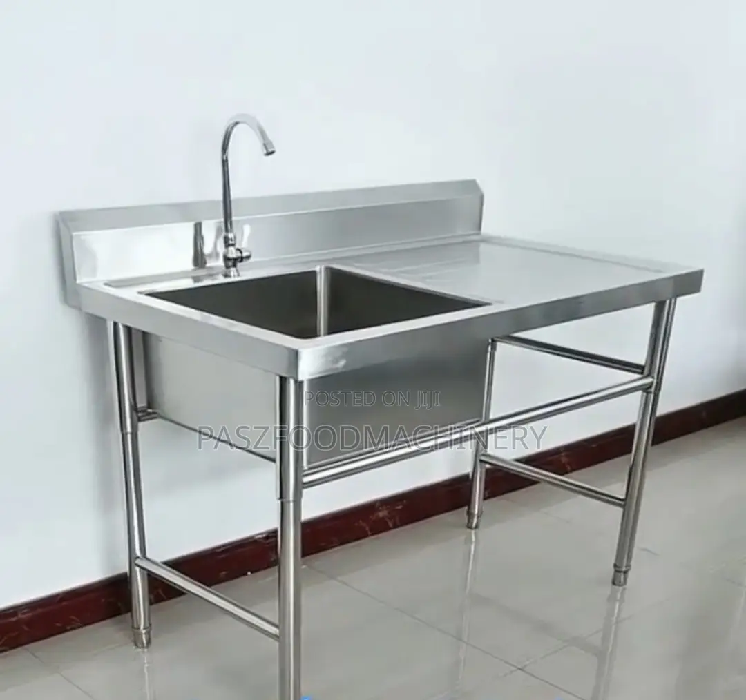 Washing Sink Single Bowl With Side