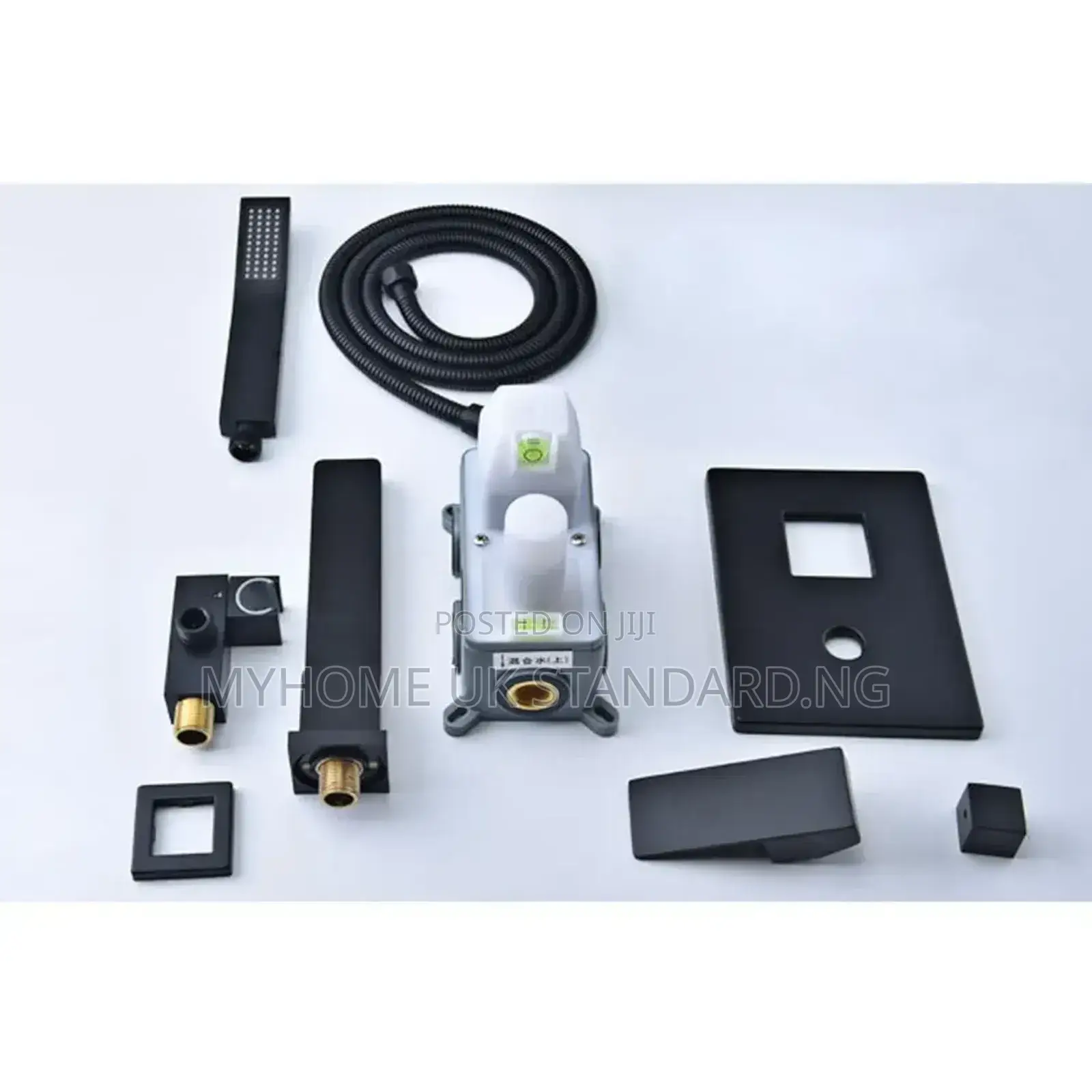 England Black  Concealed Tub Faucet With Handheld Shower