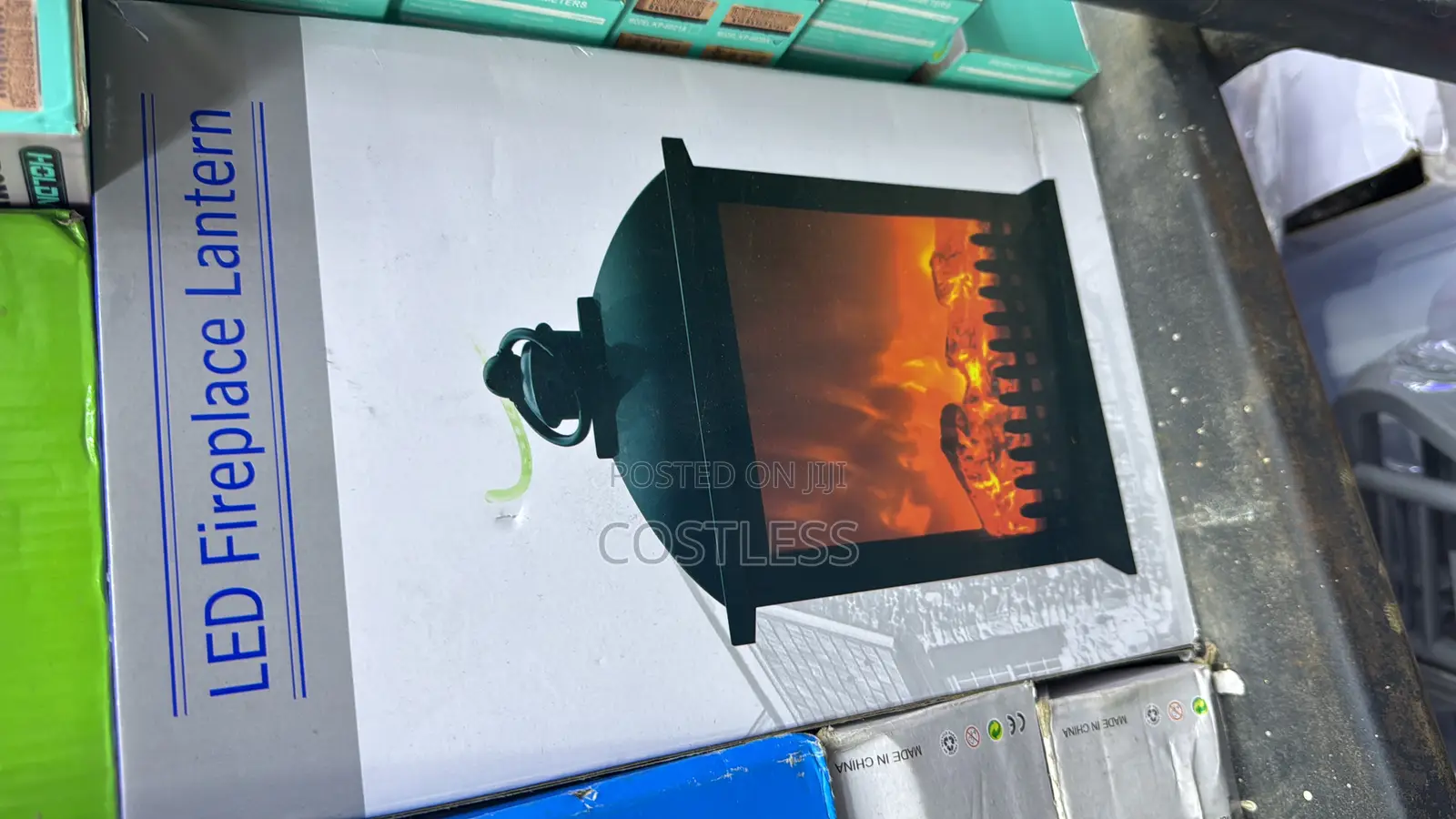 Led Fireplace Lantern for Decoration