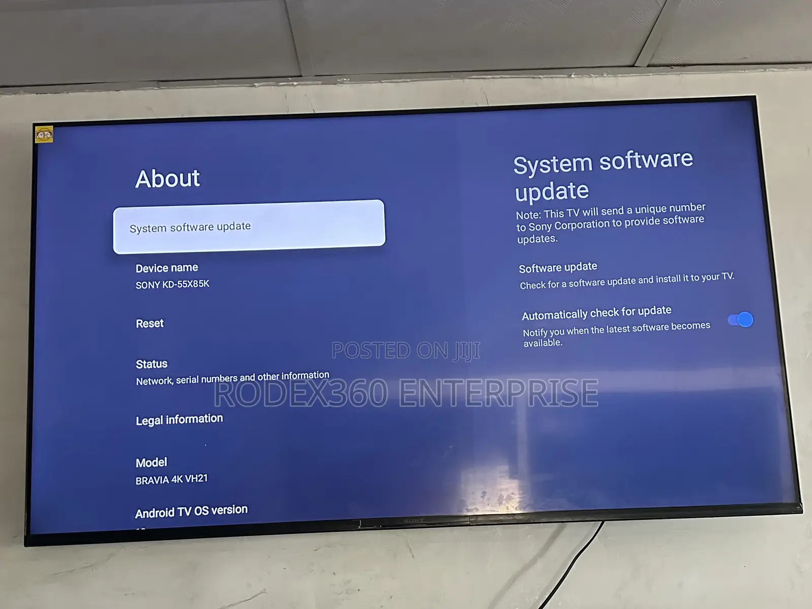 Uk Used Sony 4k Uhd Android Google Smart Tv