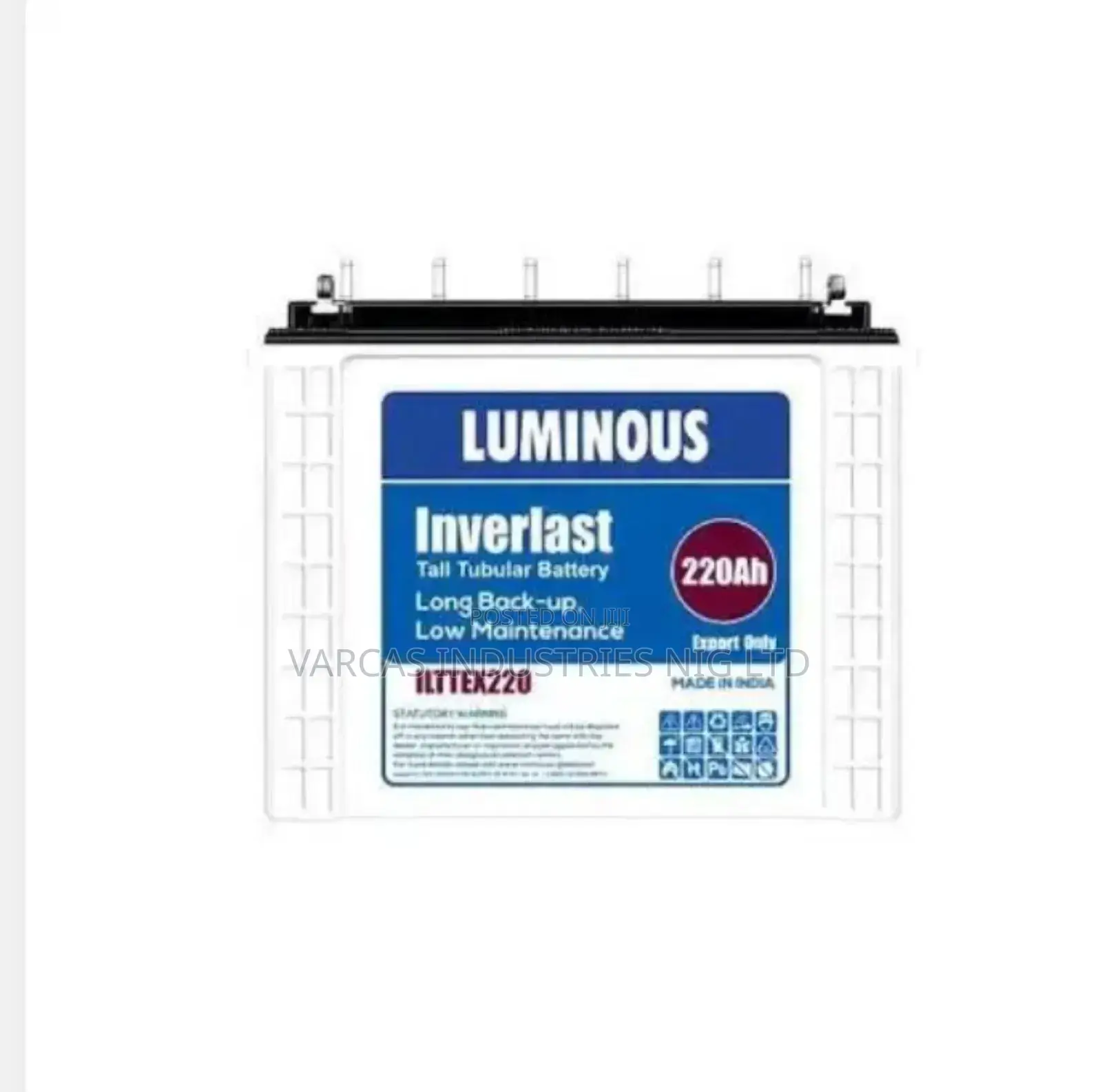 230a Luminous Inverlast +Plus Tubular Battery