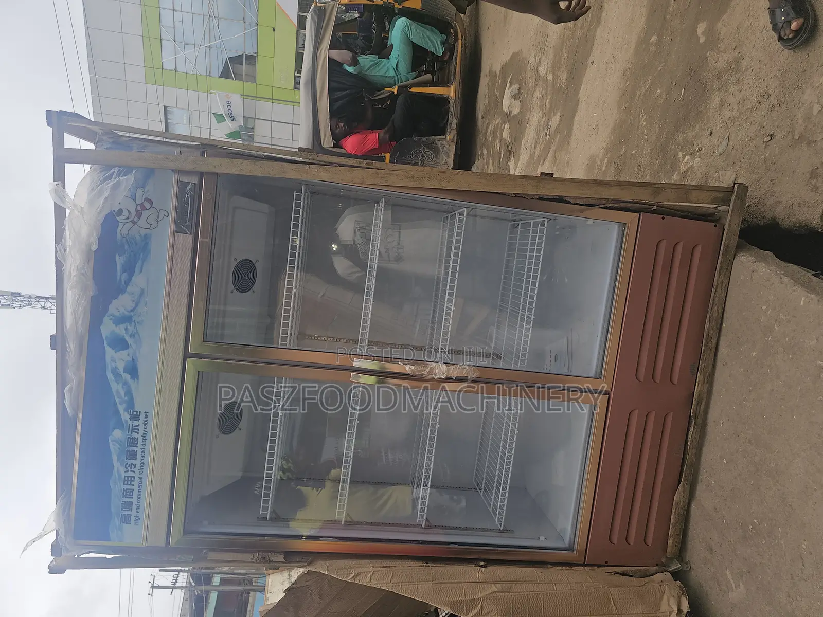 Double Doors Beverage Showcase