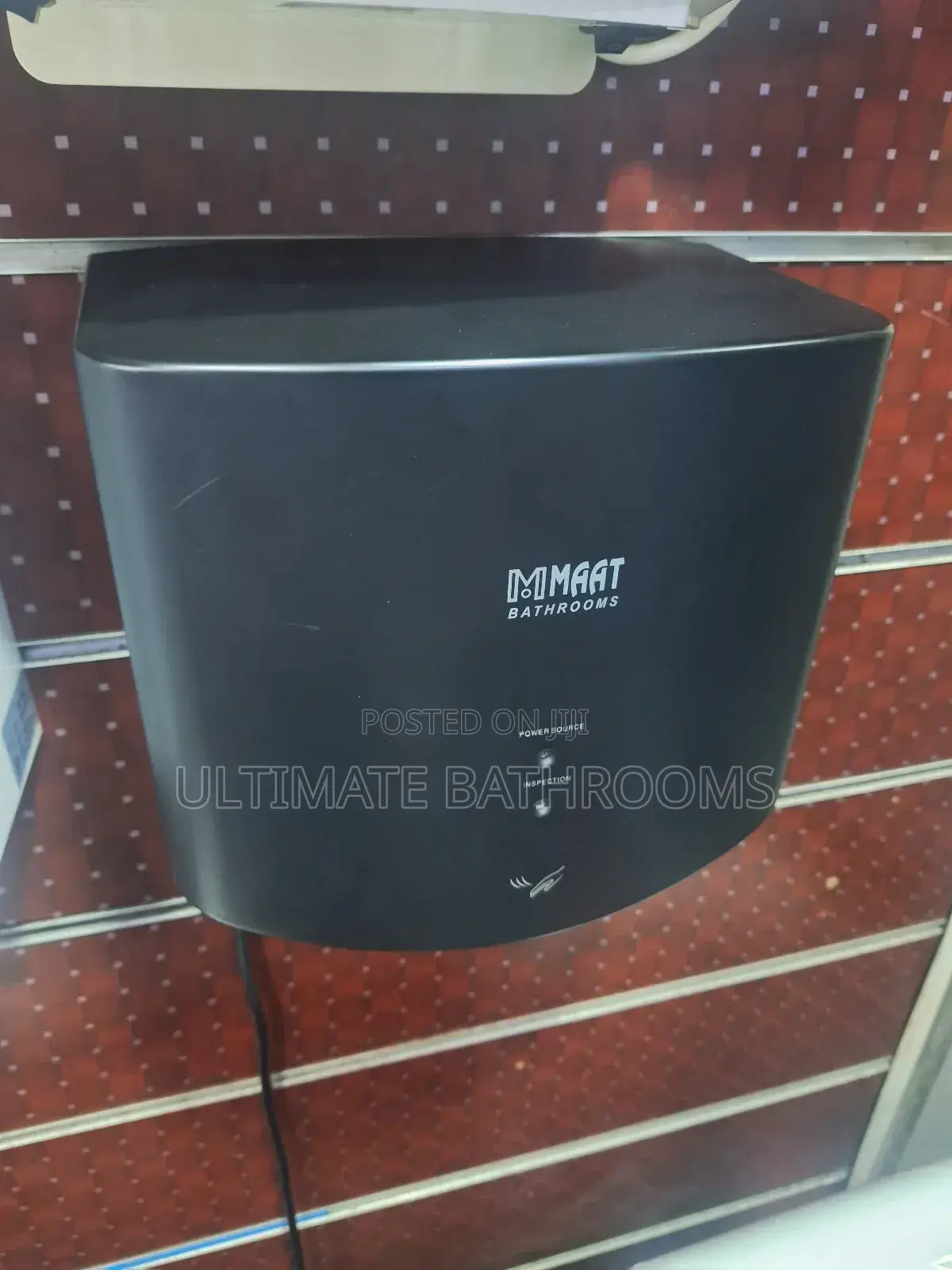 M.Maat Black High Speed Hand Dryer