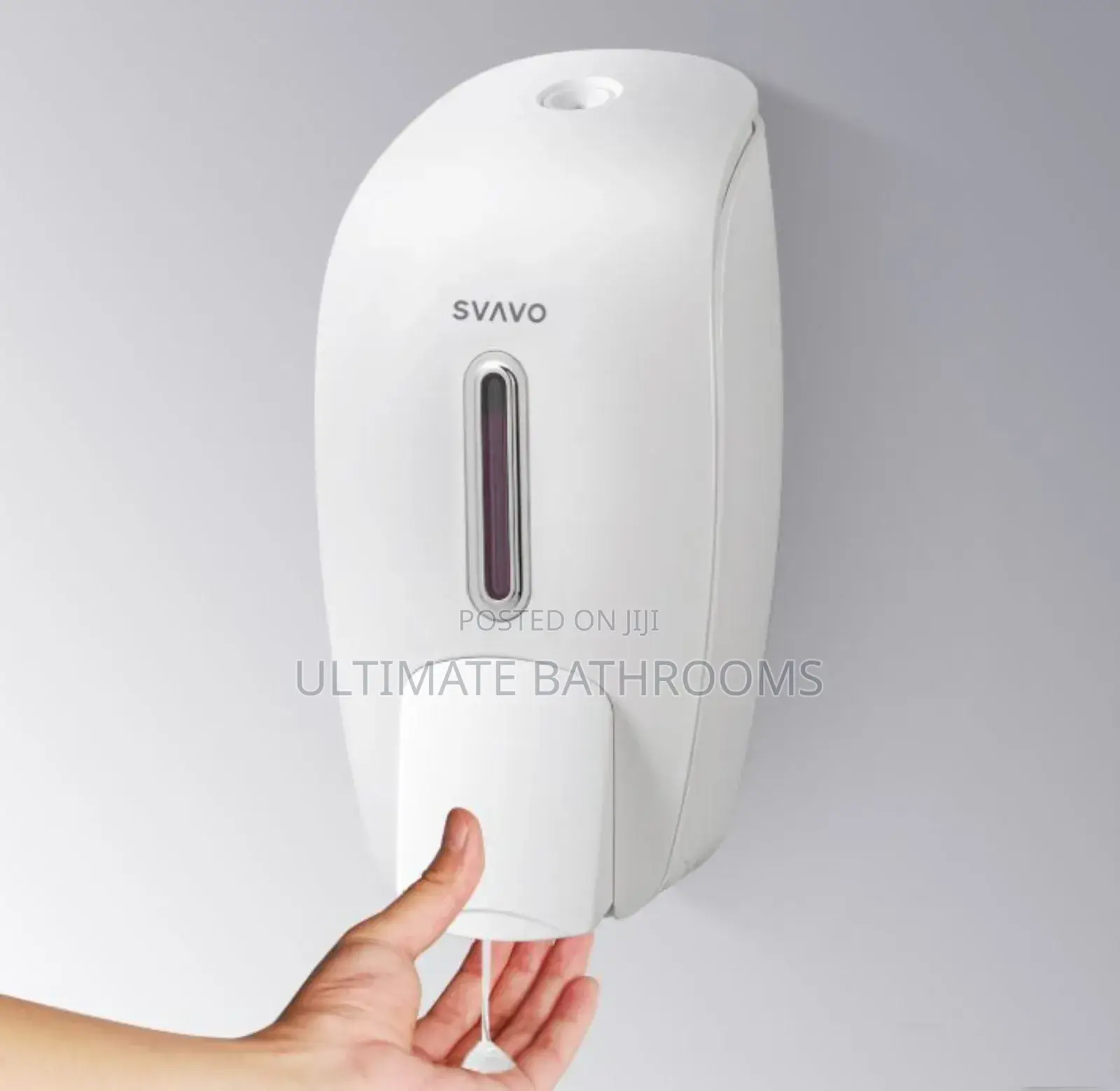 Classic White Manual Soap Dispenser