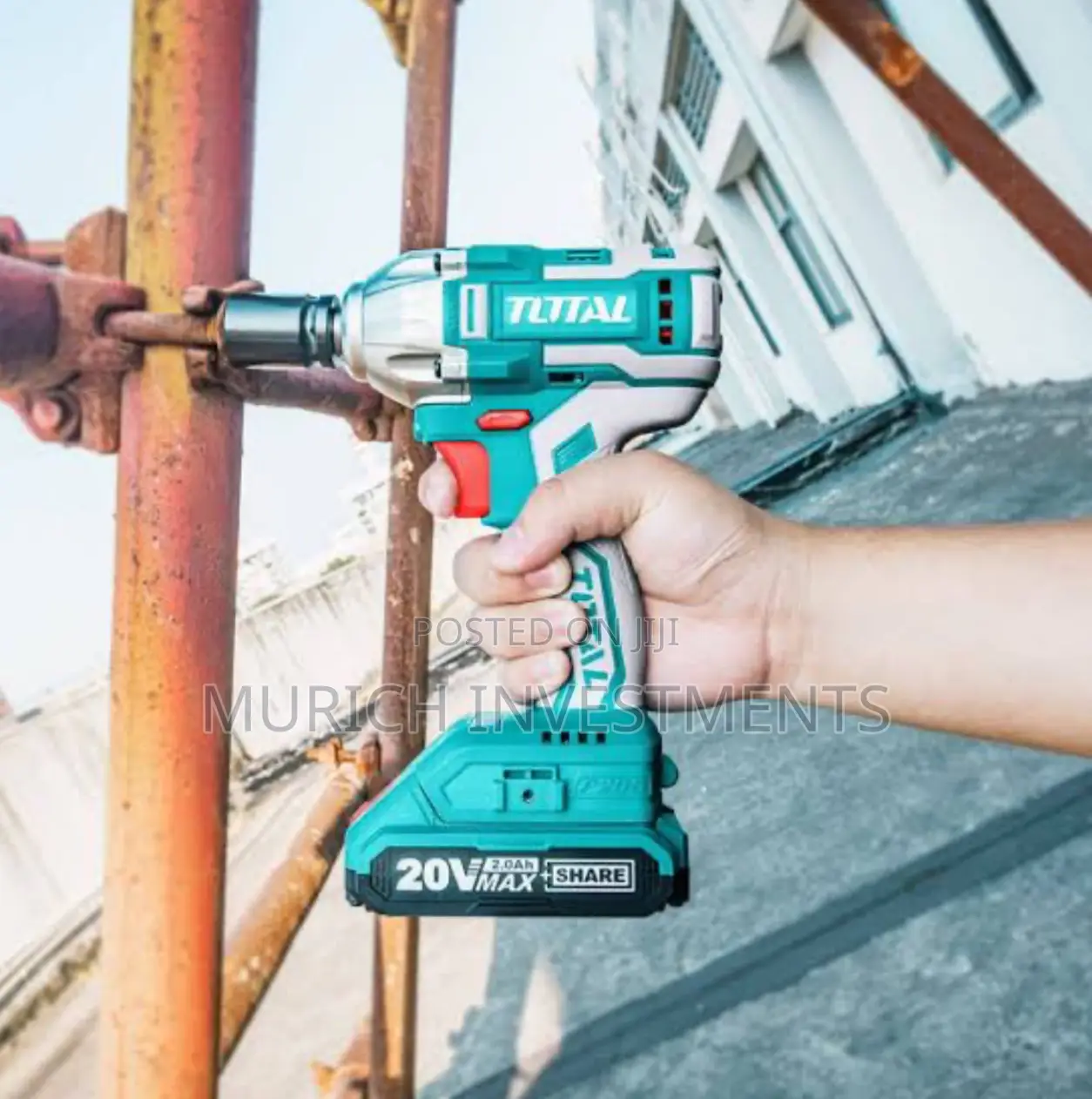 Total Cordless Impact Wrench 20v With Batteries –Utiwli2035