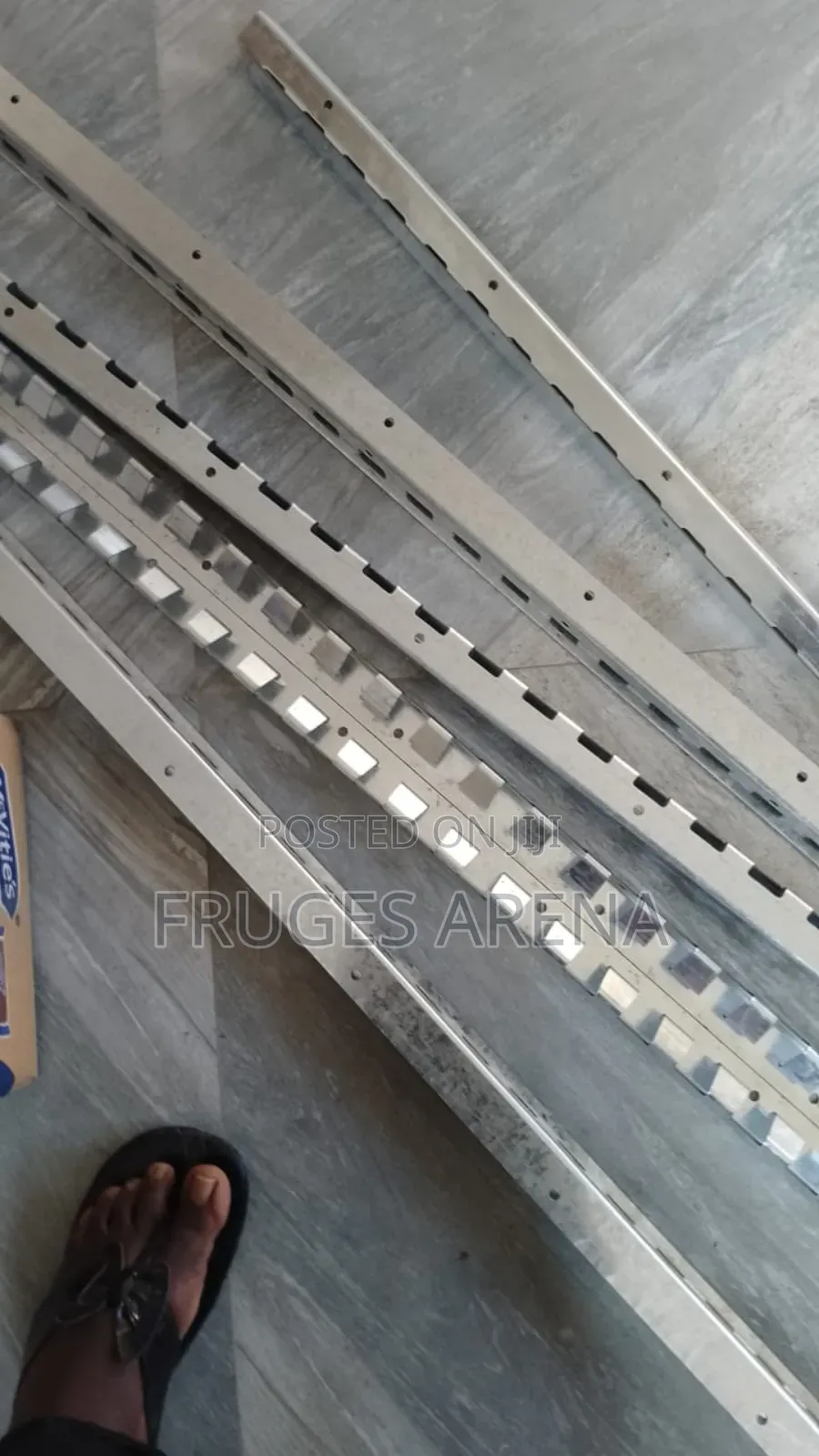 2mm X 200mm X 50m Pvc Strip Curtains + 3 Galvanized Hangers