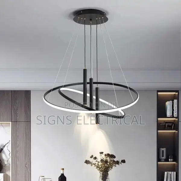 Modern Minimalist Pendant Light With Circular Spotlight