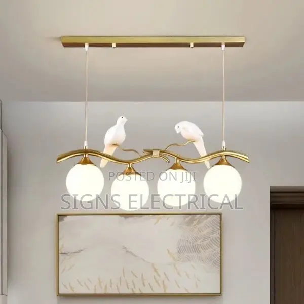 Nordic Simple Creative Bird Ball Design Ceiling Chandelier