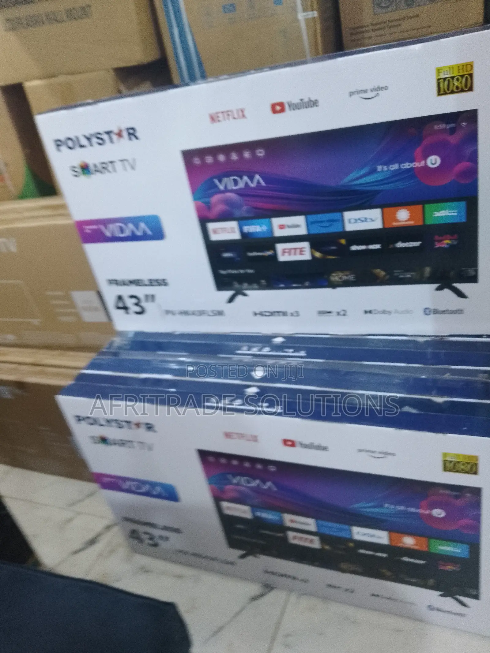 Smart Entertainment: Polystar 43′′ Pv‐Hk43flsm With Netflix