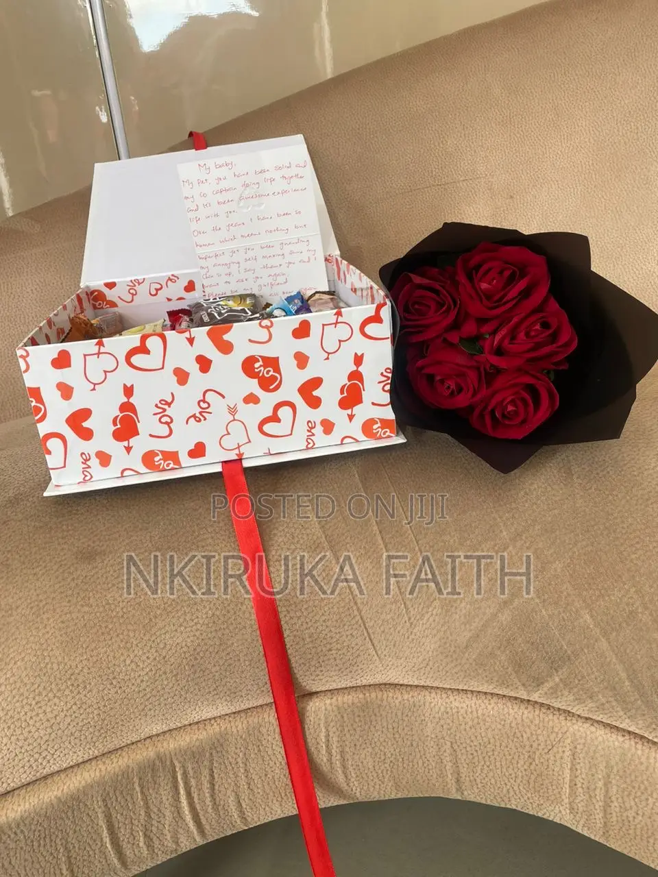 Chocolate Box And Rose (Gift Box)