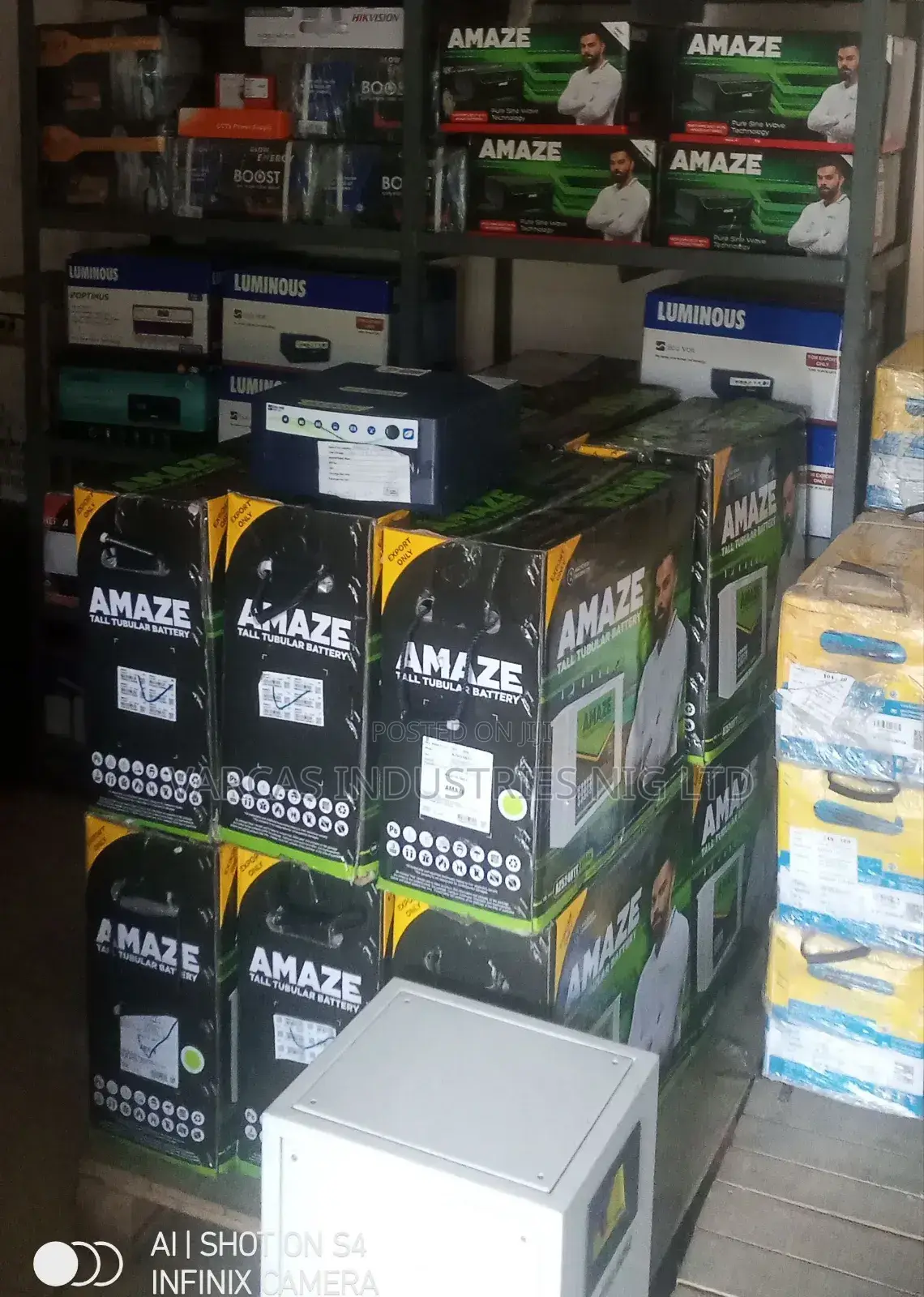 Amaze Tubular Batteries
