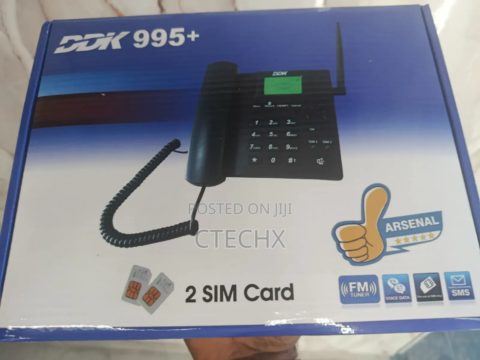 2 Sim Card Gsm Fixed Wireless Phone