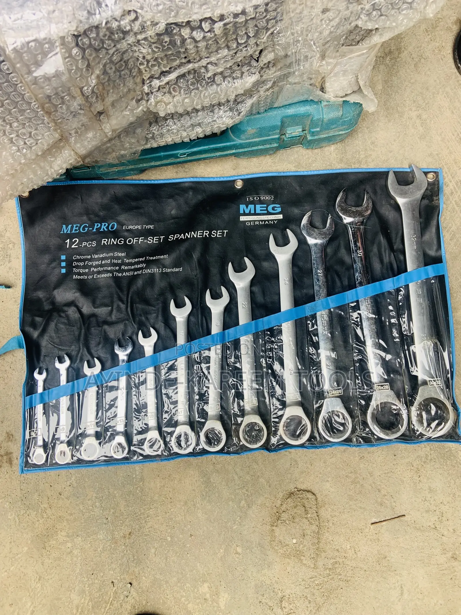 1/4 Rachet Spanner Set to 32mm