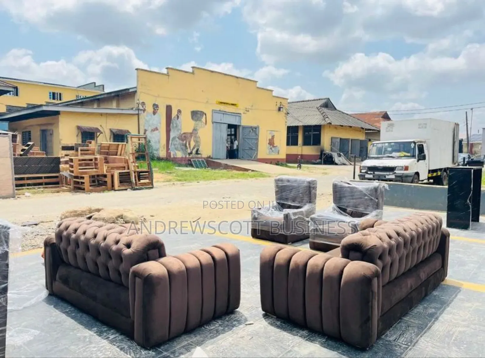 Luxury Fabric (7) Seven Seaters Sofa Chair