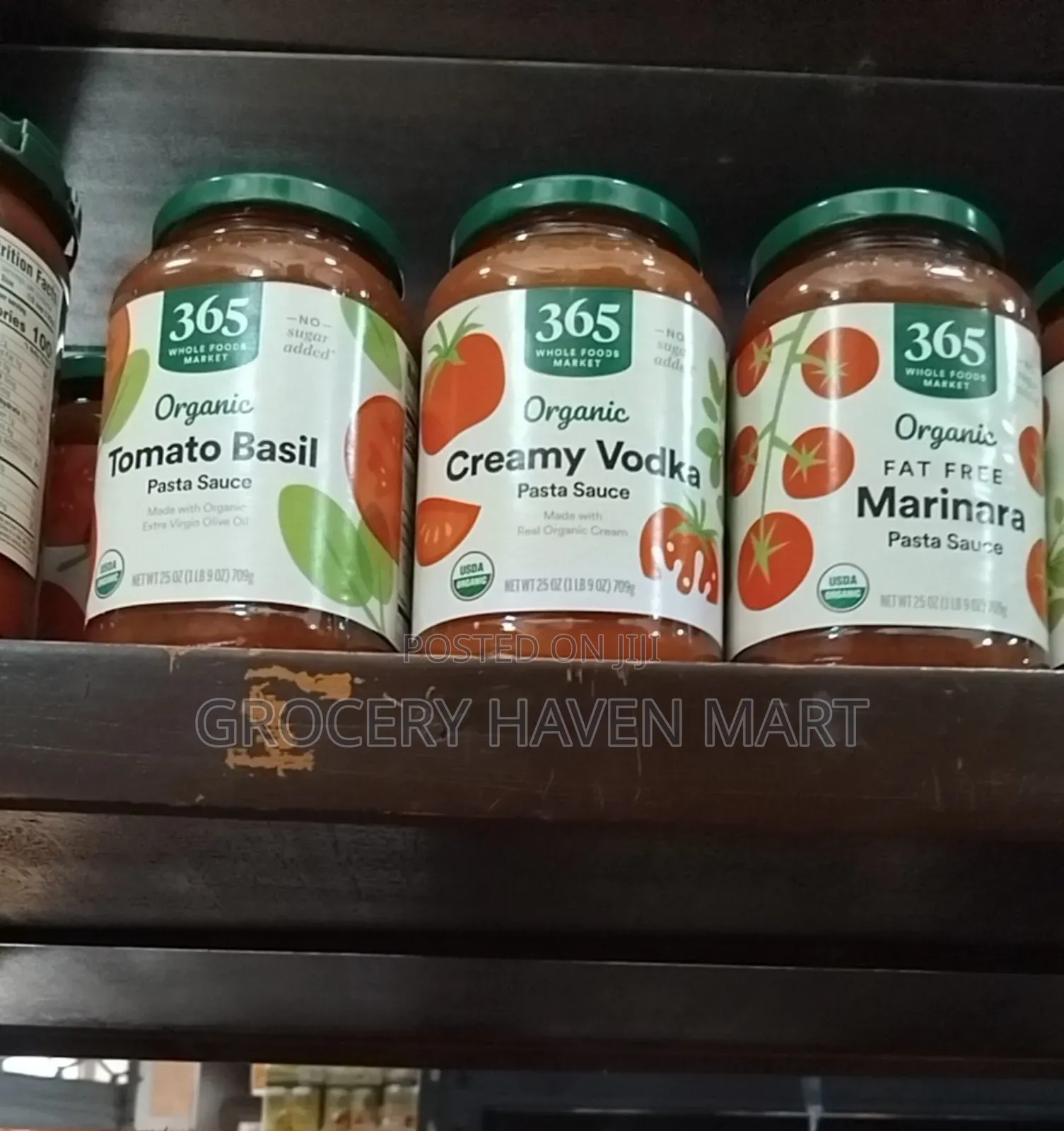 365, by Whole Foods Market, Organic Pasta Sauces