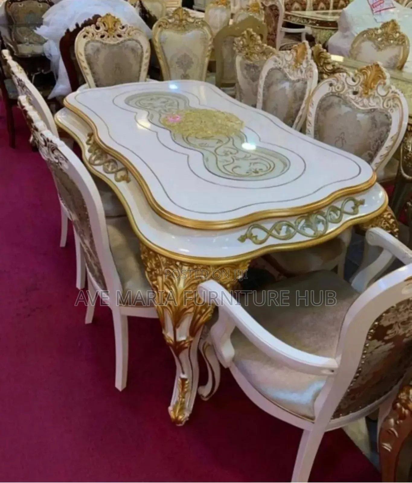 Royal Dinning Table and Chairs.