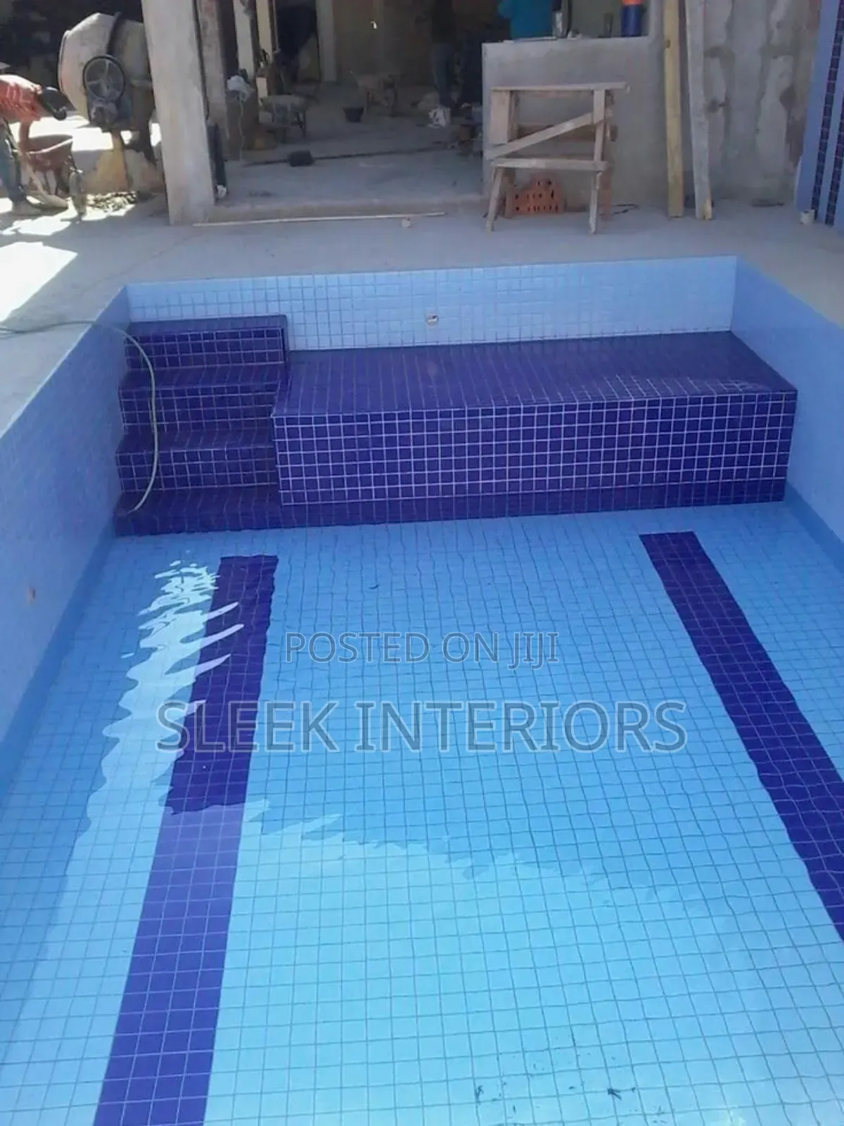 Swimming Pool With Fountain