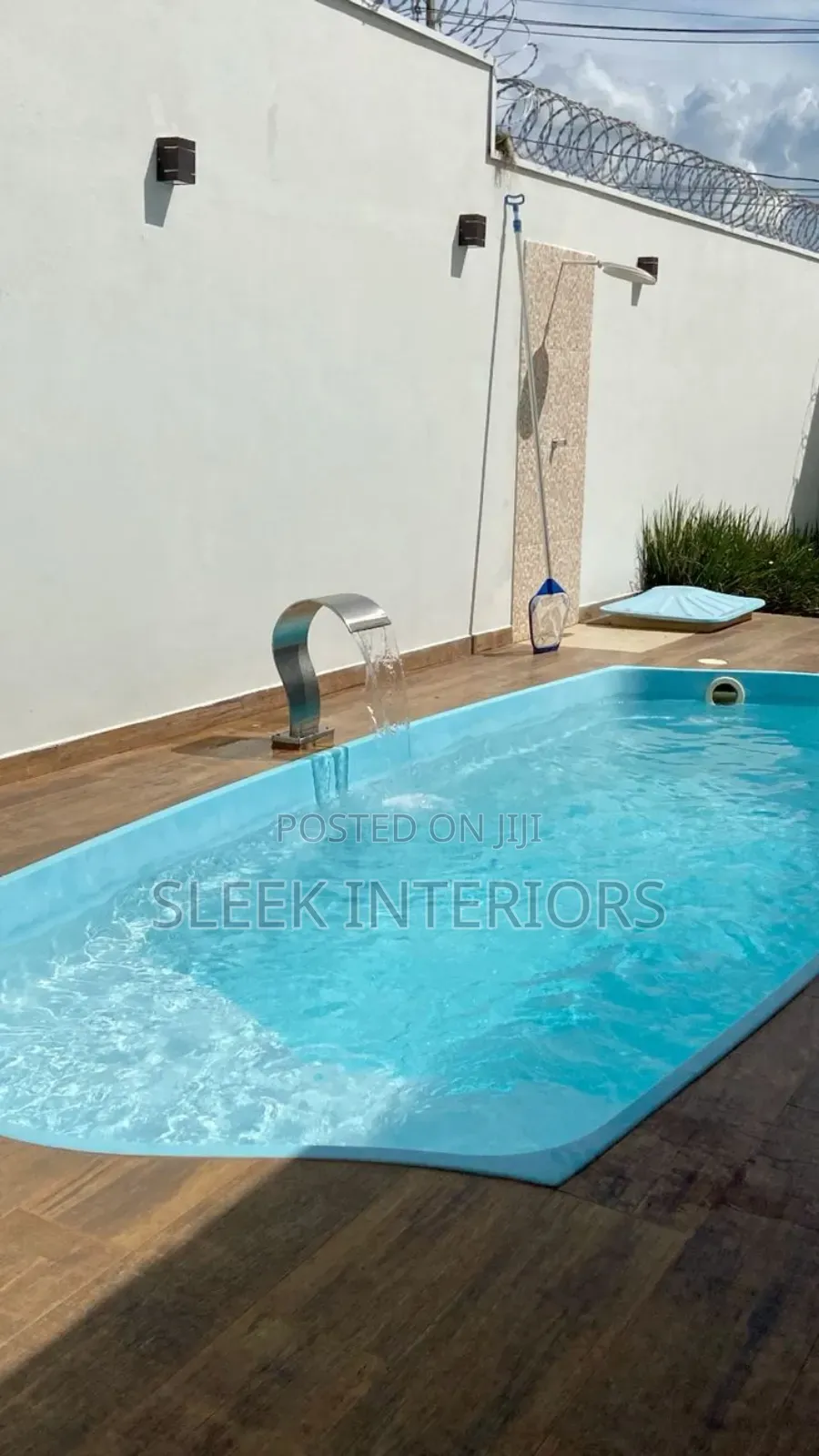 Swimming Pool With Cobra Fall
