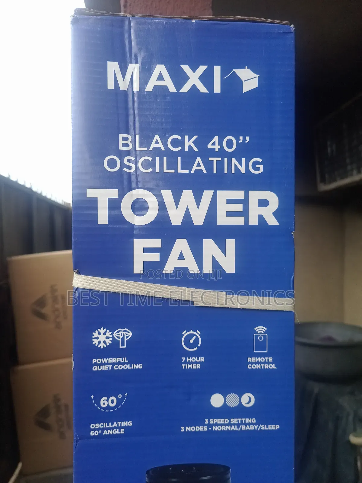 40" Maxi Oscillating Tower Fan