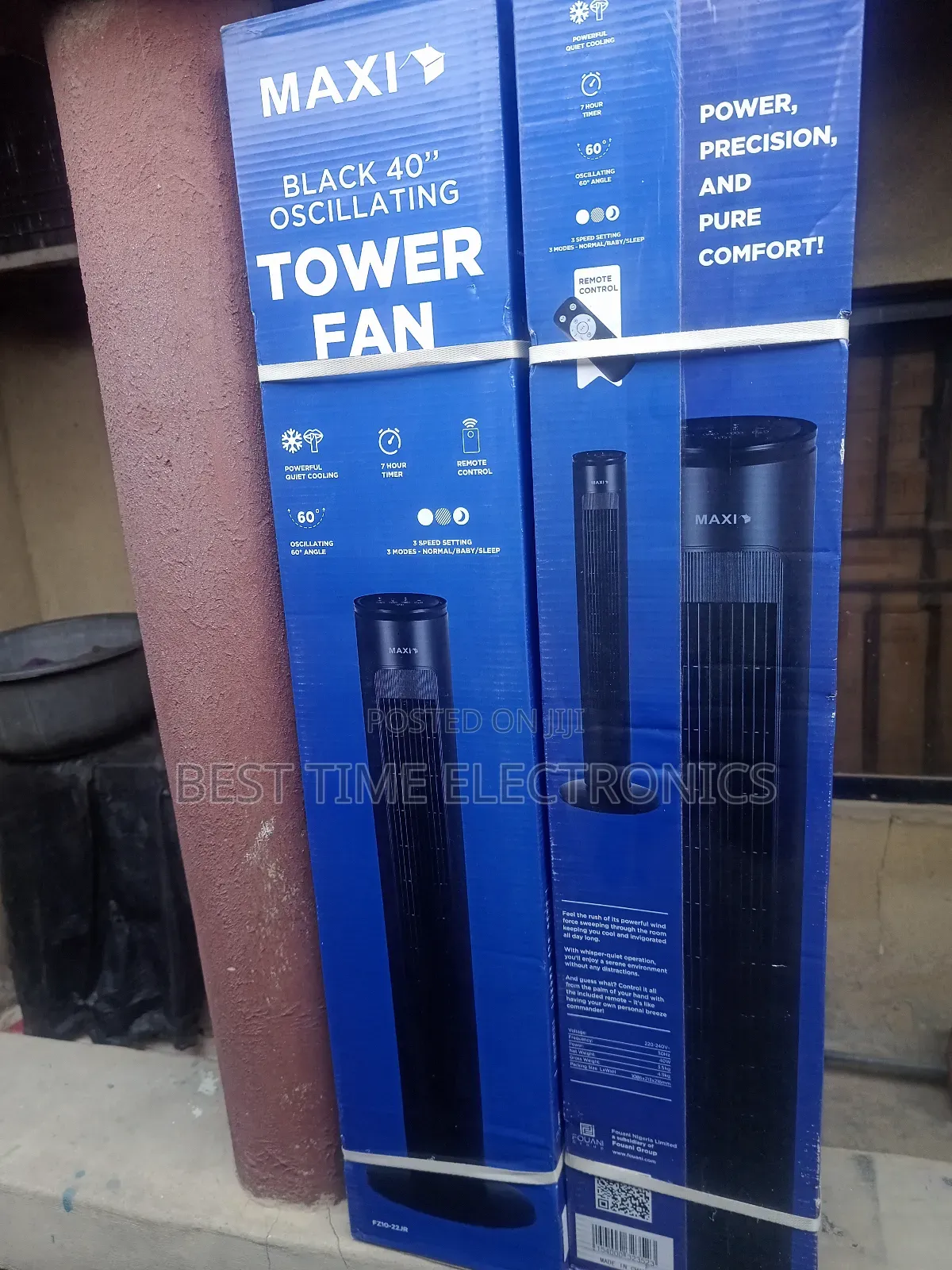 40" Maxi Oscillating Tower Fan