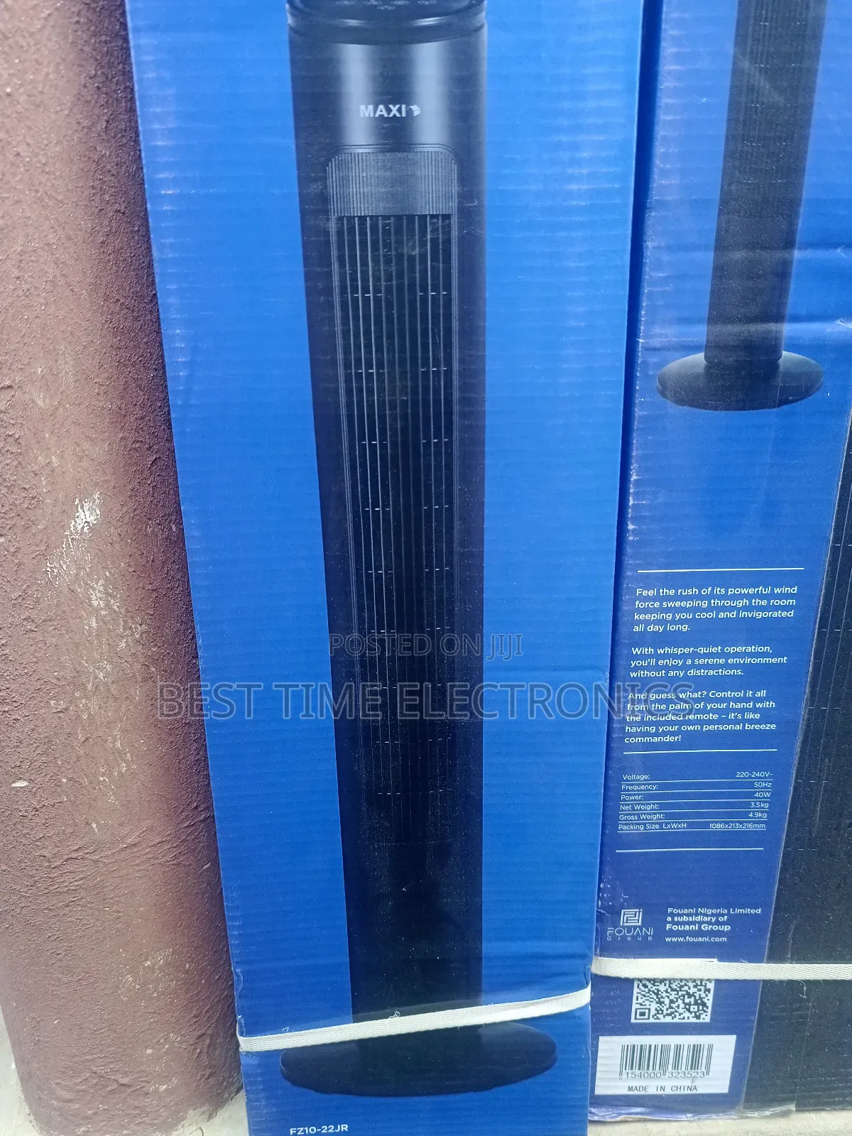 40" Maxi Oscillating Tower Fan
