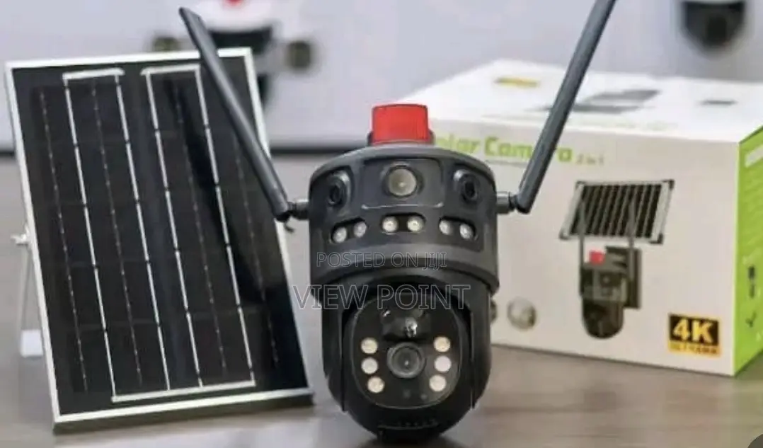 Smart Solar-powered Auto Tracking 4g Rotational Cctv Camera