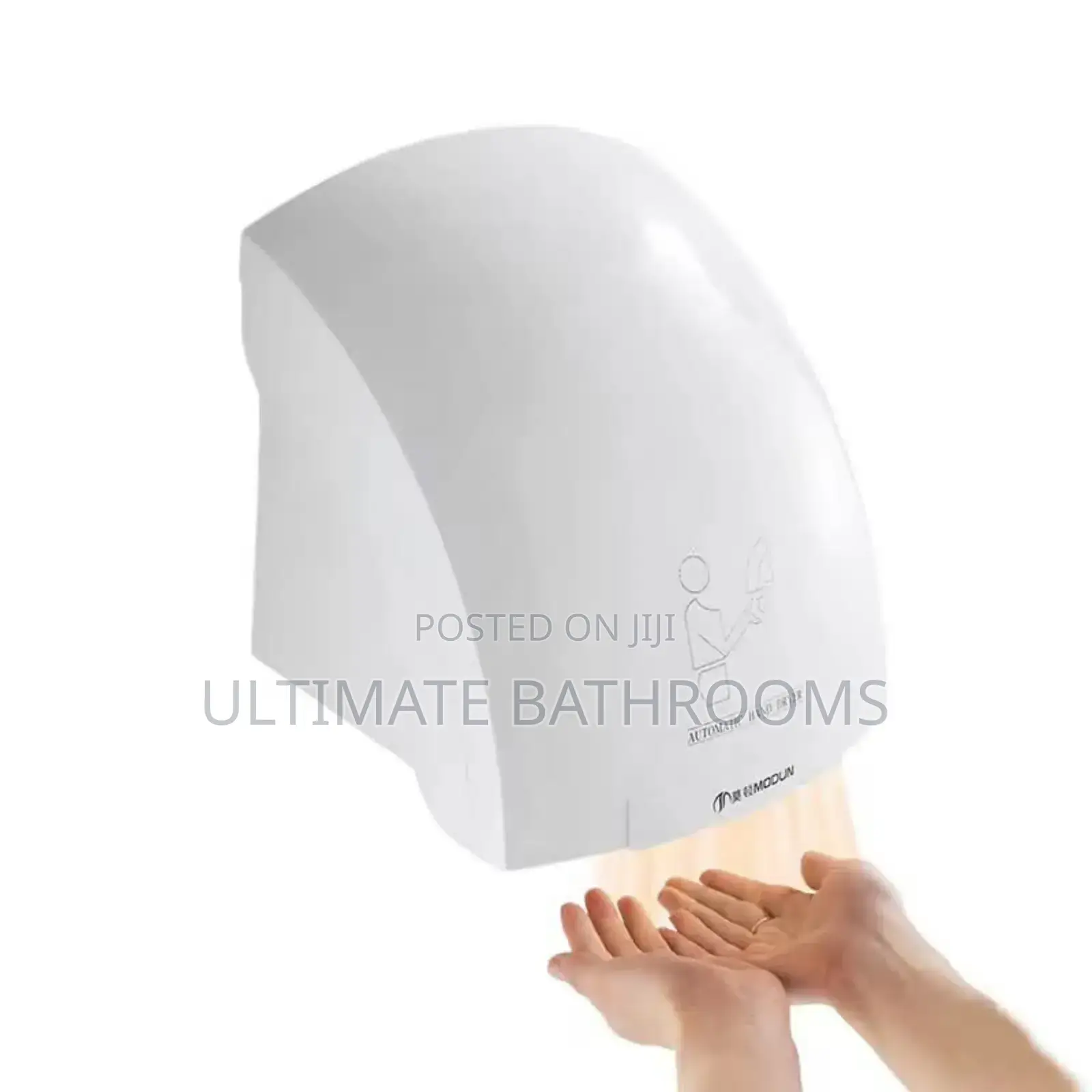 Plastic Automatic White Public Use Hand Dryer