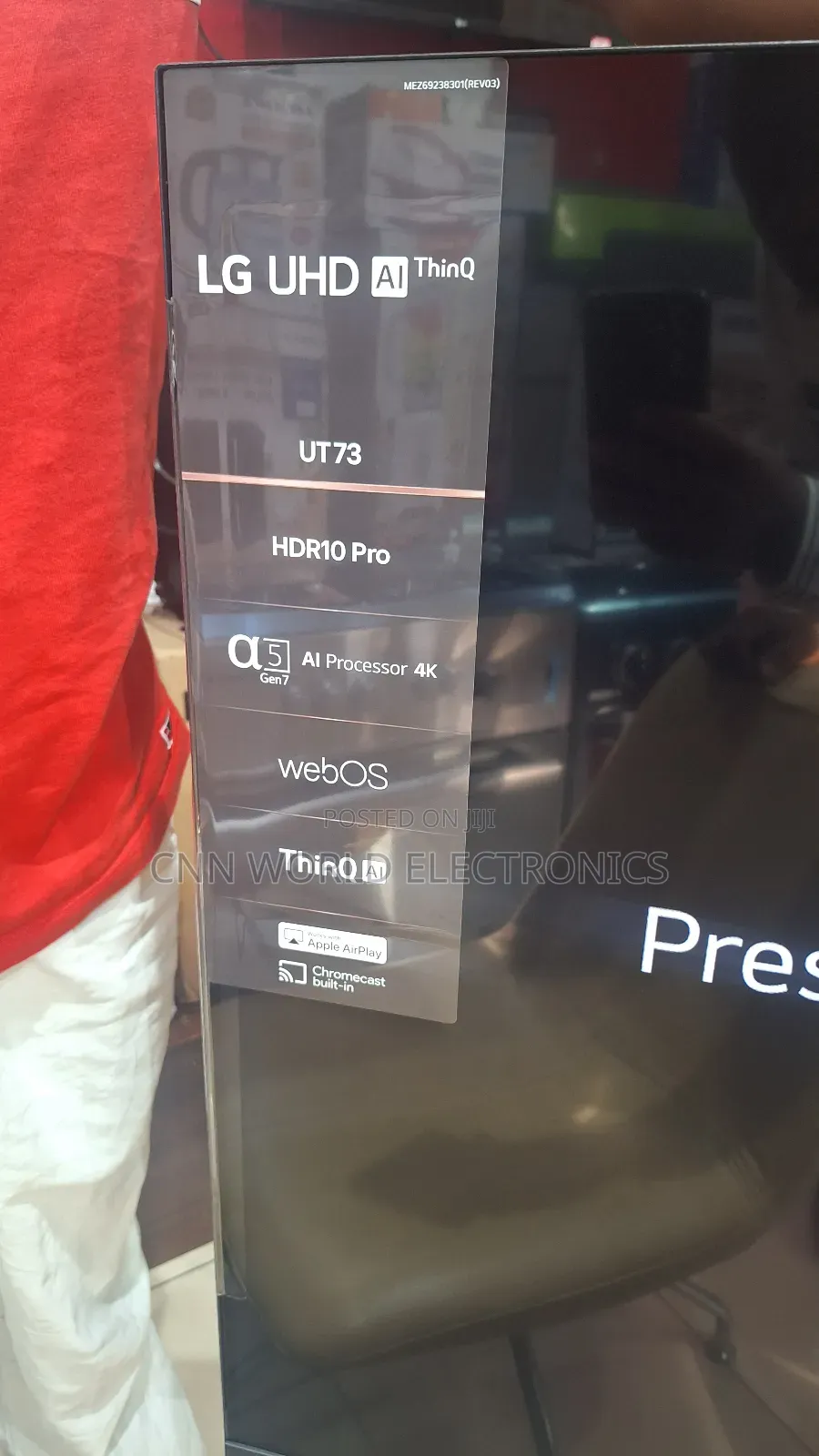 New Lg Webos Smart Tv 4k (50ut73) Ai Thinq Netflix Youtube
