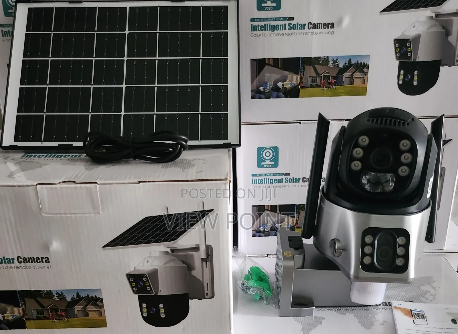 Digital V380pro 8mp Dual 4g Solar Camera