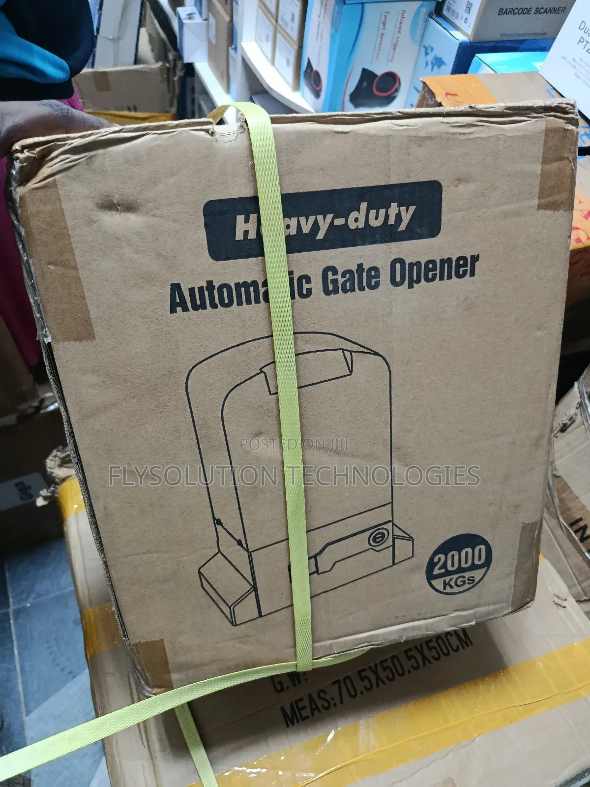 Promo Automatic Sliding Gate Opener Machine 2 Remotes + Wifi