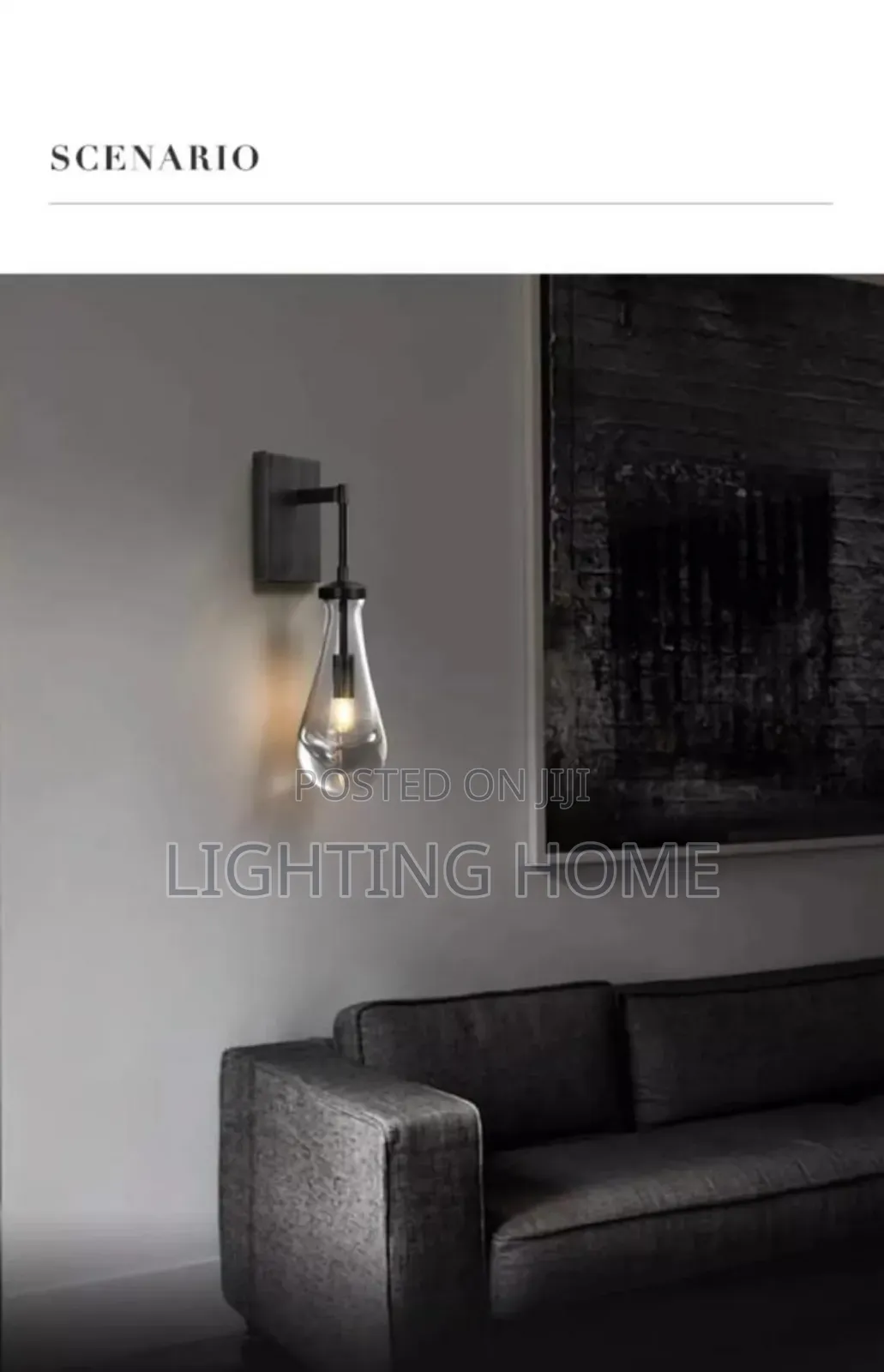 Black Body Nodic Wall Lamp