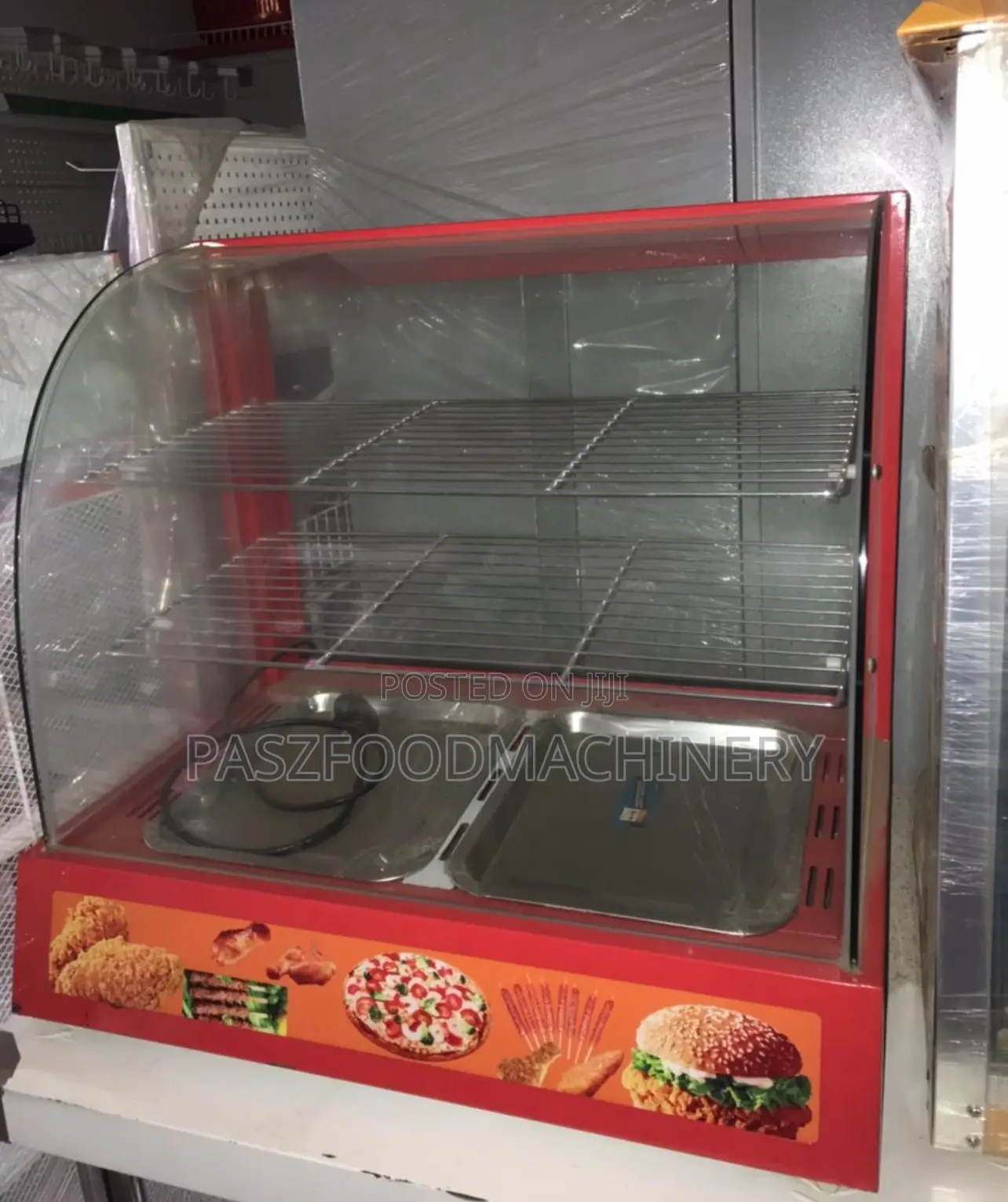 Snacks Warmer Red 2 Plates