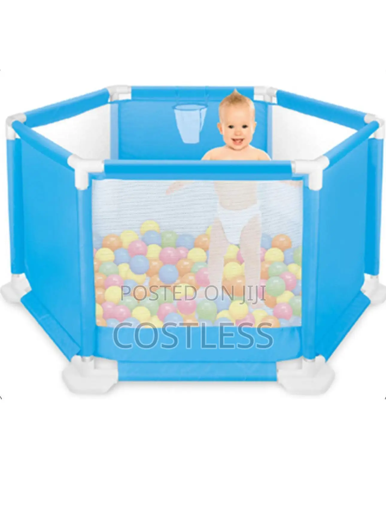 Child Safety Fence With Soft Play Area and Baby Game