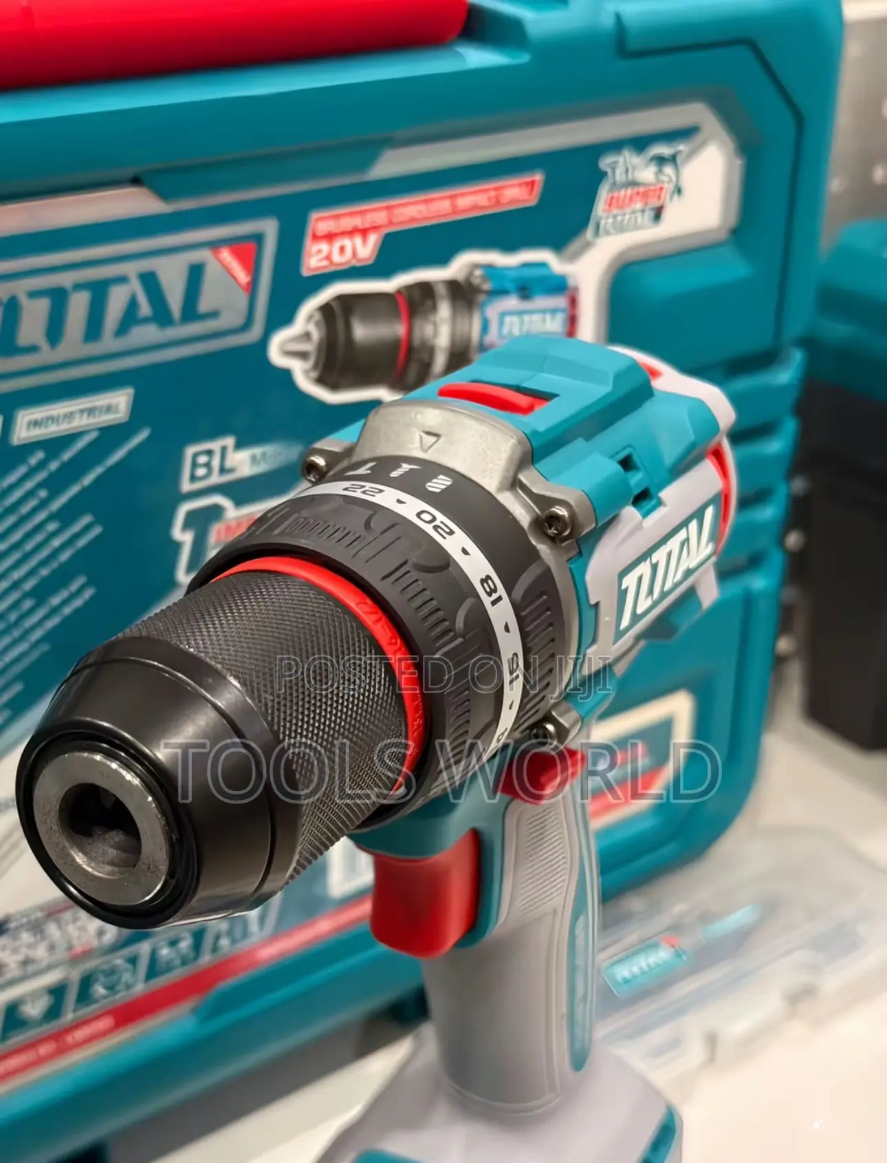 Total 20v Compact Brushless Impact Drill 96n.M