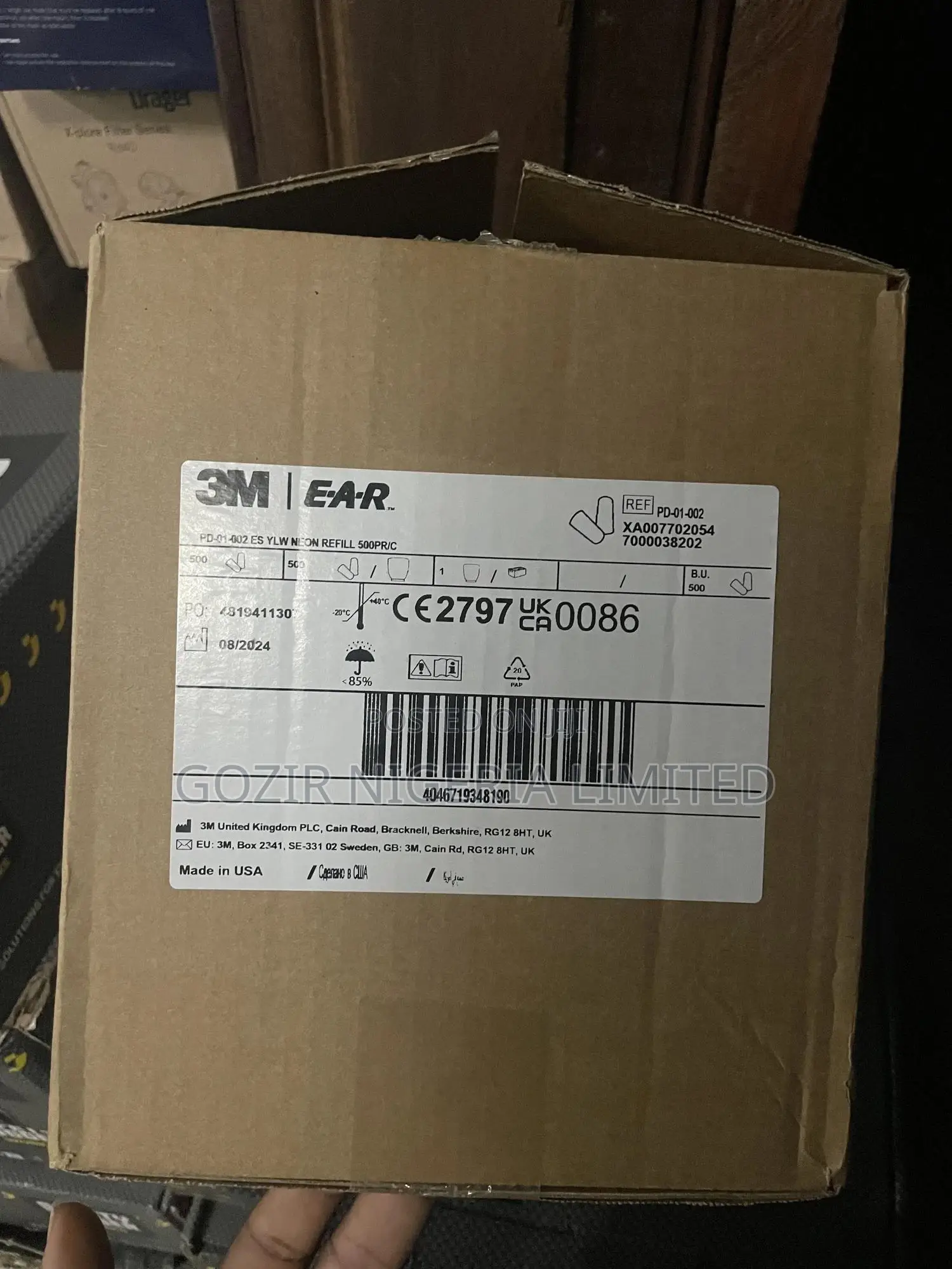 3m Ear Soft Yellow Neons One Touch Refill