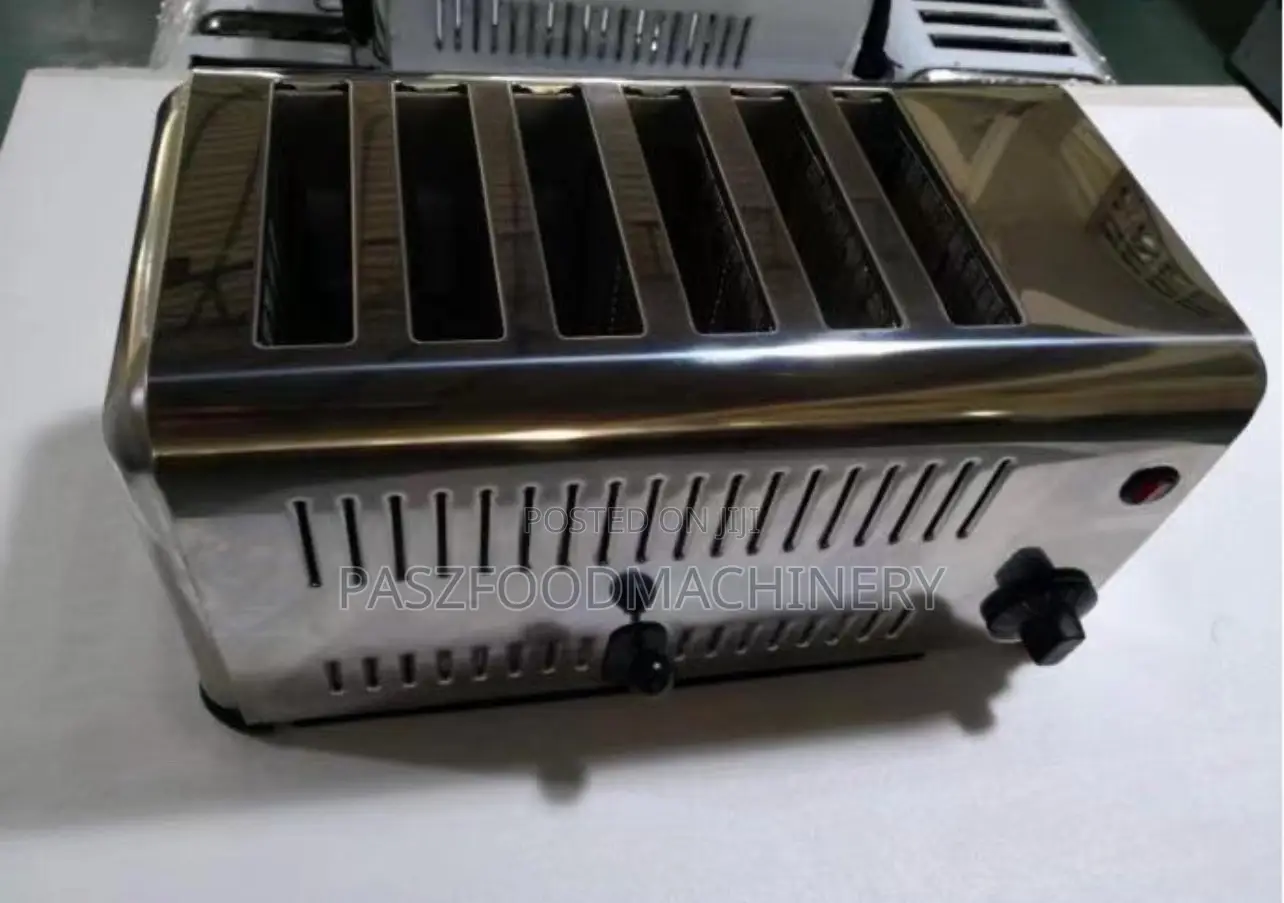 Commercial Pop-up Bread Toaster- 6 Pieces