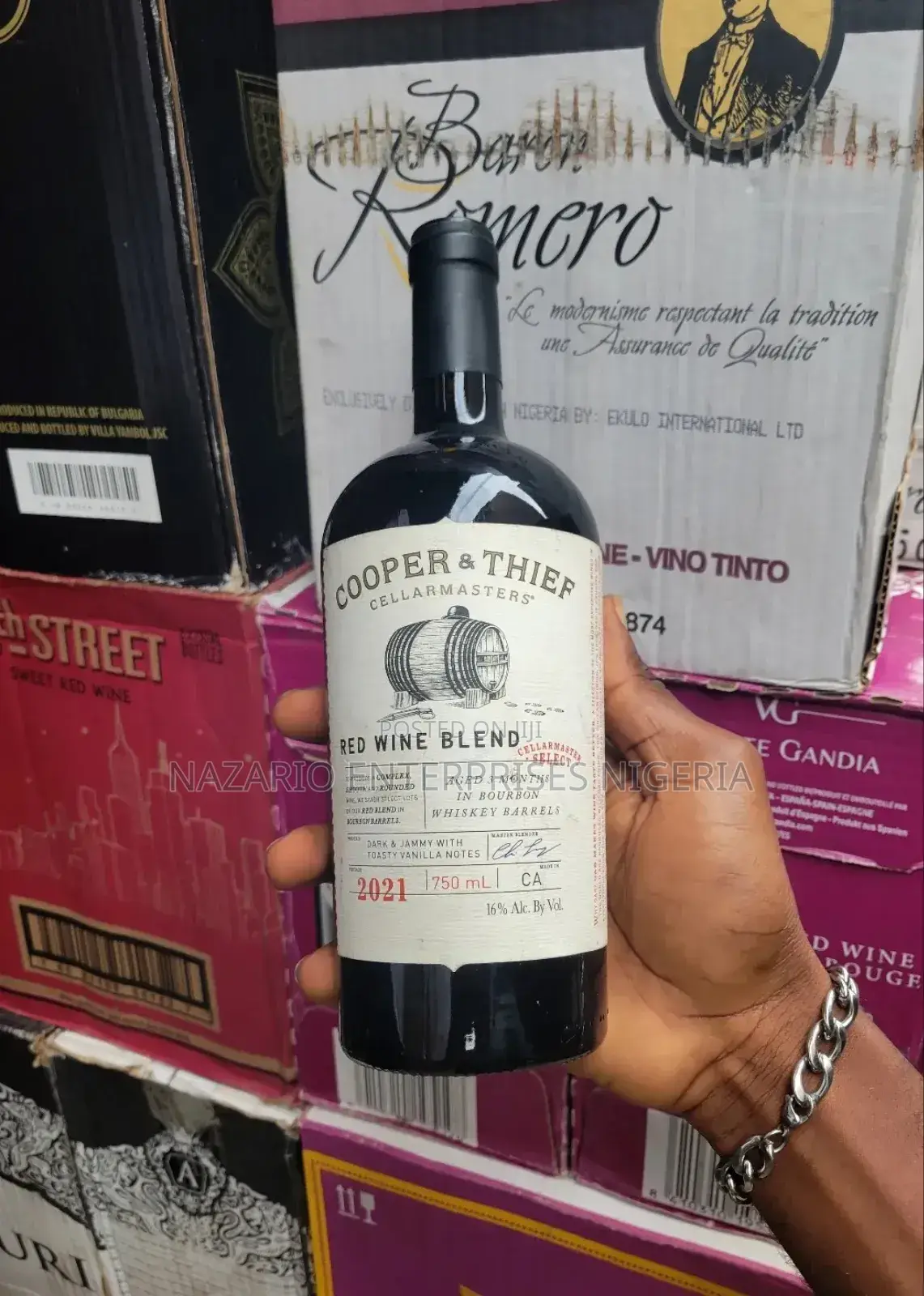 Cooper and Thief Red Wine Blend – 750ml by 12 Bottles