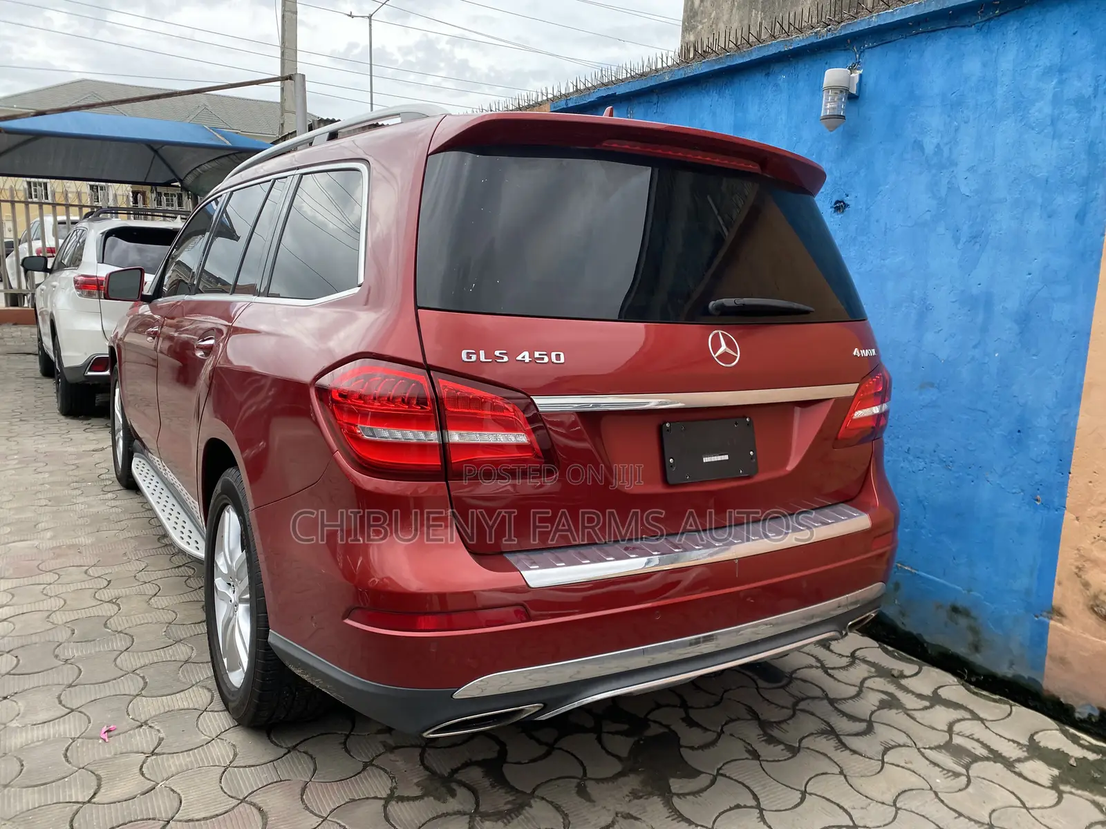 Mercedes-Benz GLS-Class GLS450 4MATIC 2018 Red