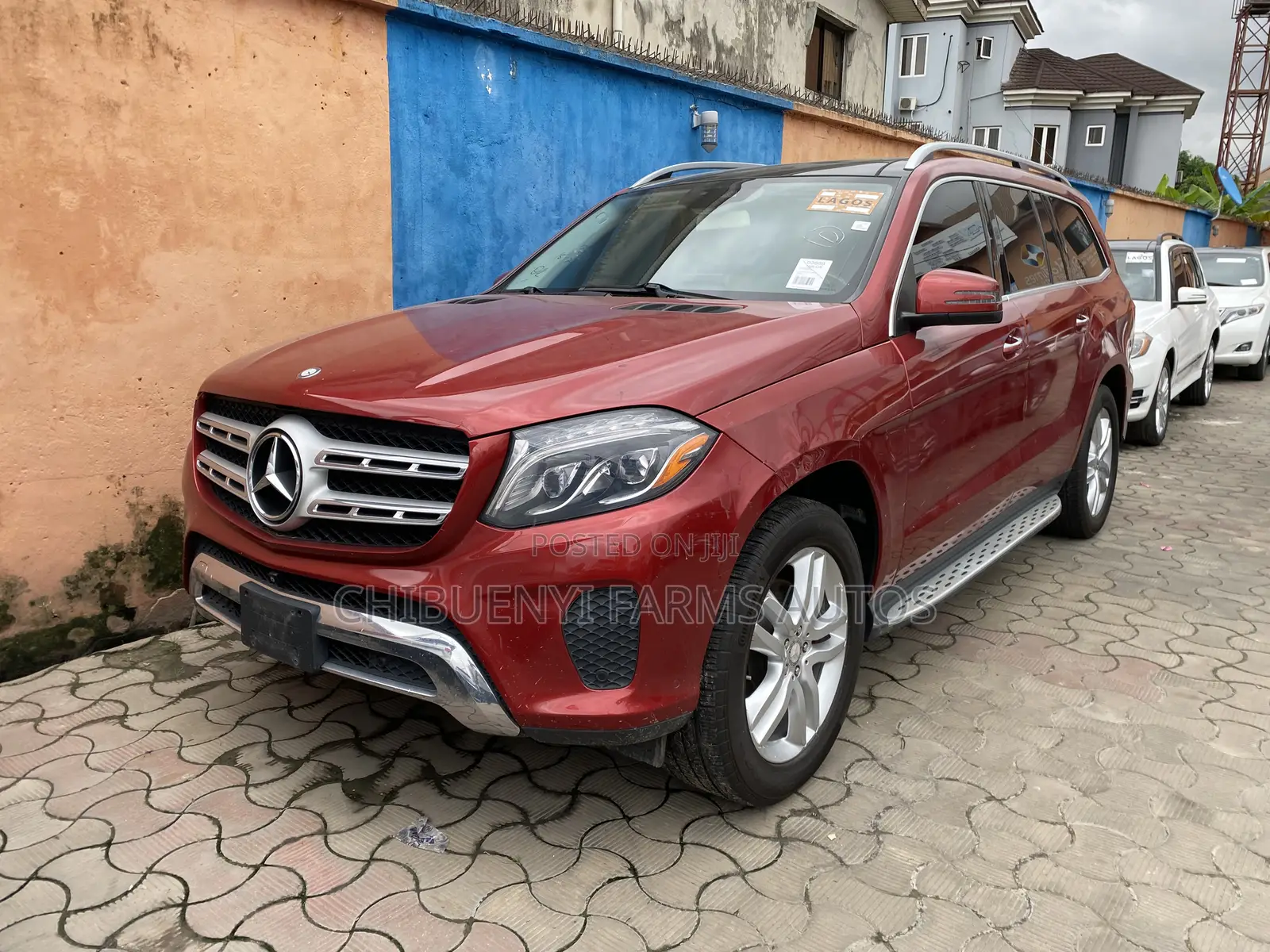 Mercedes-Benz GLS-Class GLS450 4MATIC 2018 Red
